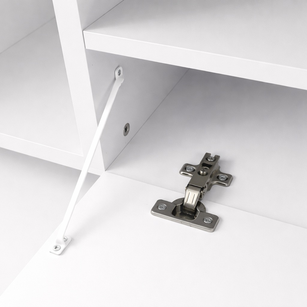 GOODproduct Lowboard »LORENZO 2, TV-Board, TV-Kommode, TV-Schrank, TV-Unterschrank, TV-Möbel« Modernes lackiertes Hochglanz TV-Board, grifflos, Breite 200 cm