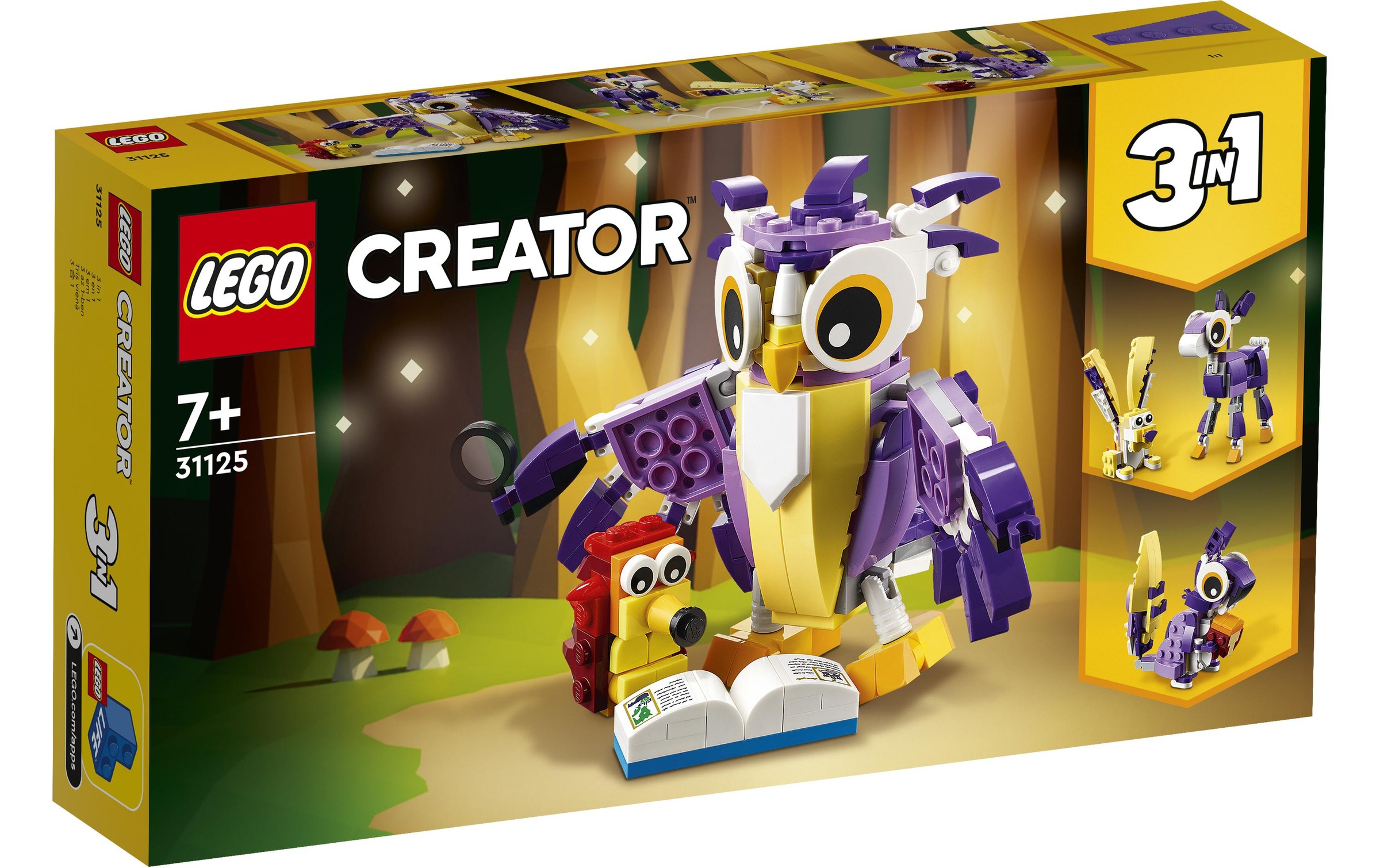 Image of LEGO® Spielbausteine »LEGO Creator Wald-Fabelwesen 31125«, (175 St.) bei Ackermann Versand Schweiz