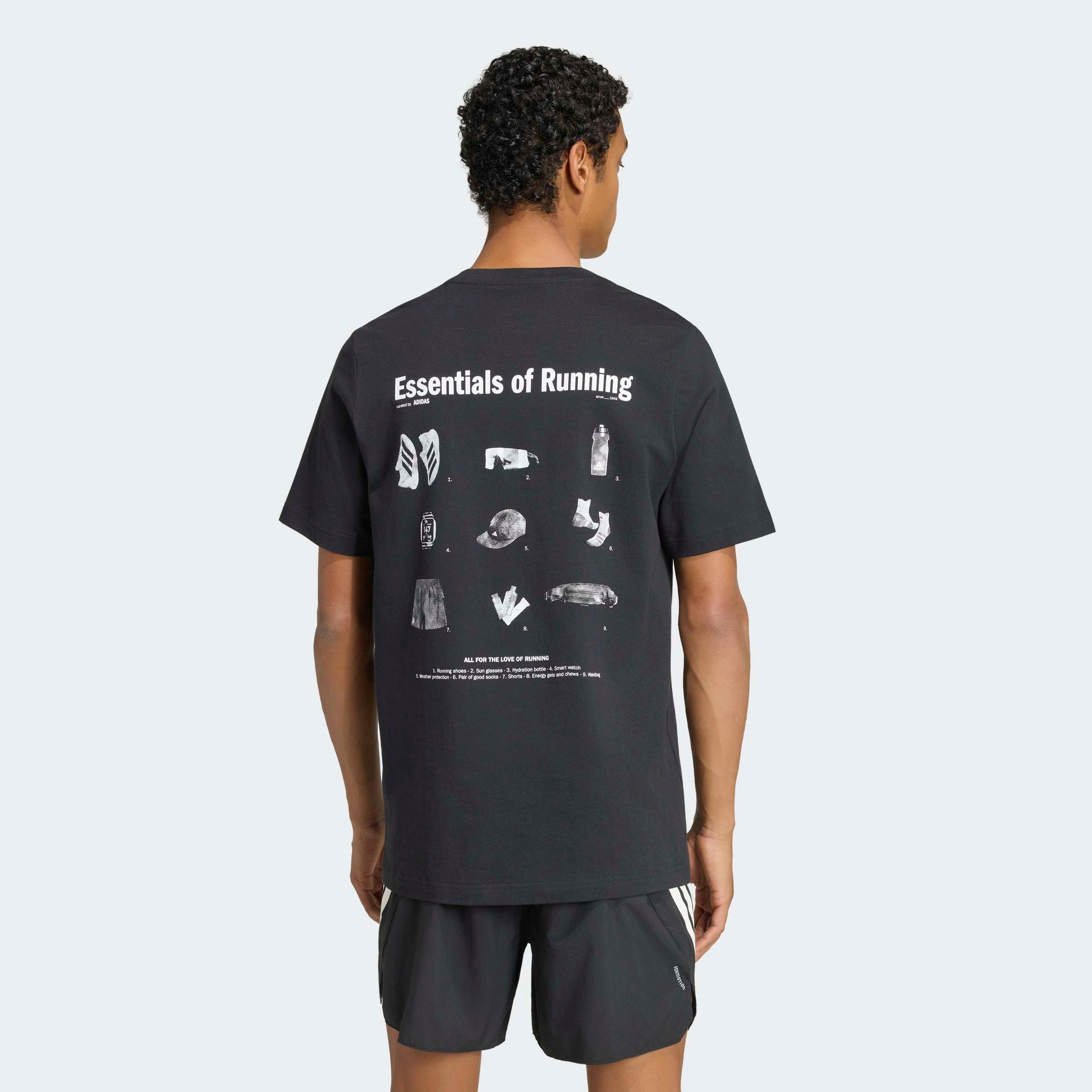 adidas Performance T-shirt de course »M RUN ESS G T« en coton, pour adultes