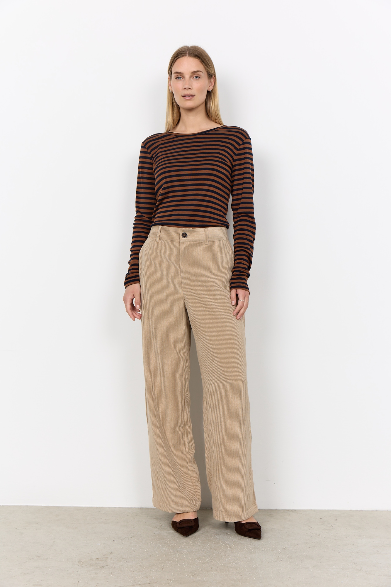 soyaconcept Langarmshirt »SC-HELLE YD 1« Materialmix