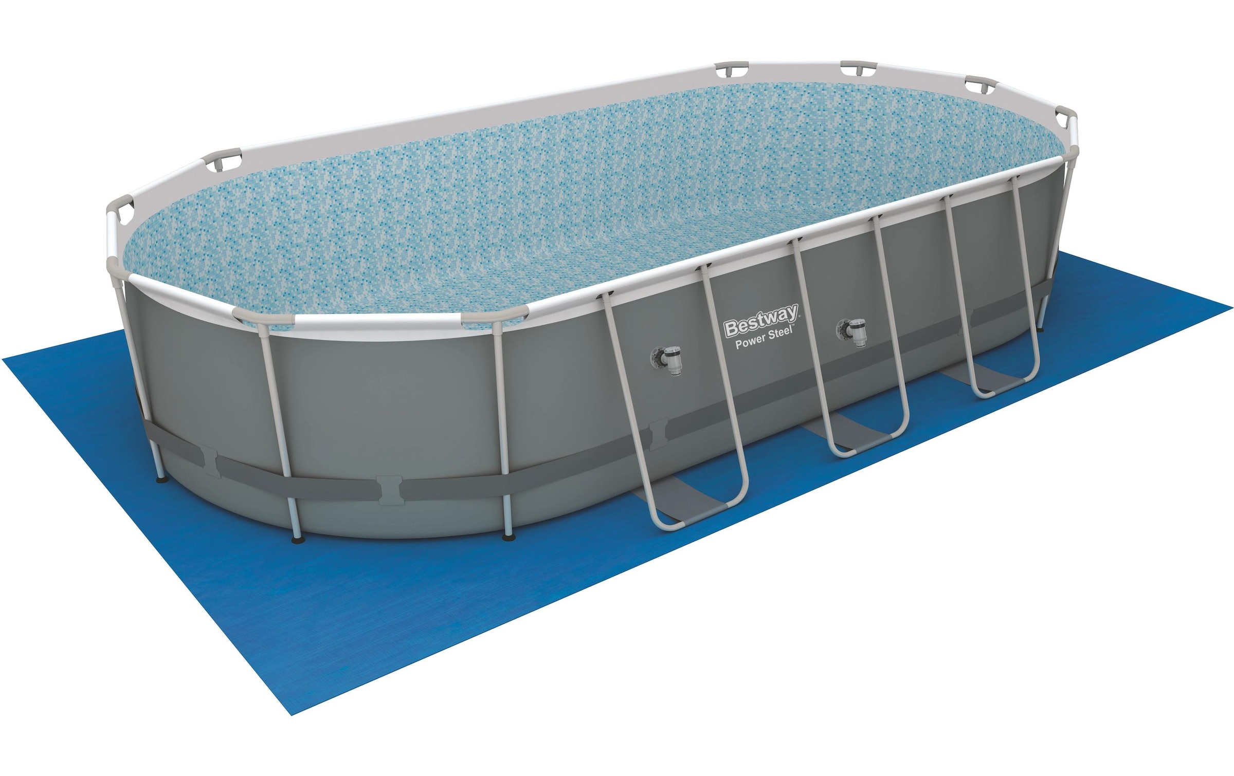 Bestway Pool »Power Steel Frame Komplett-Set 549 x 274 x 122cm«