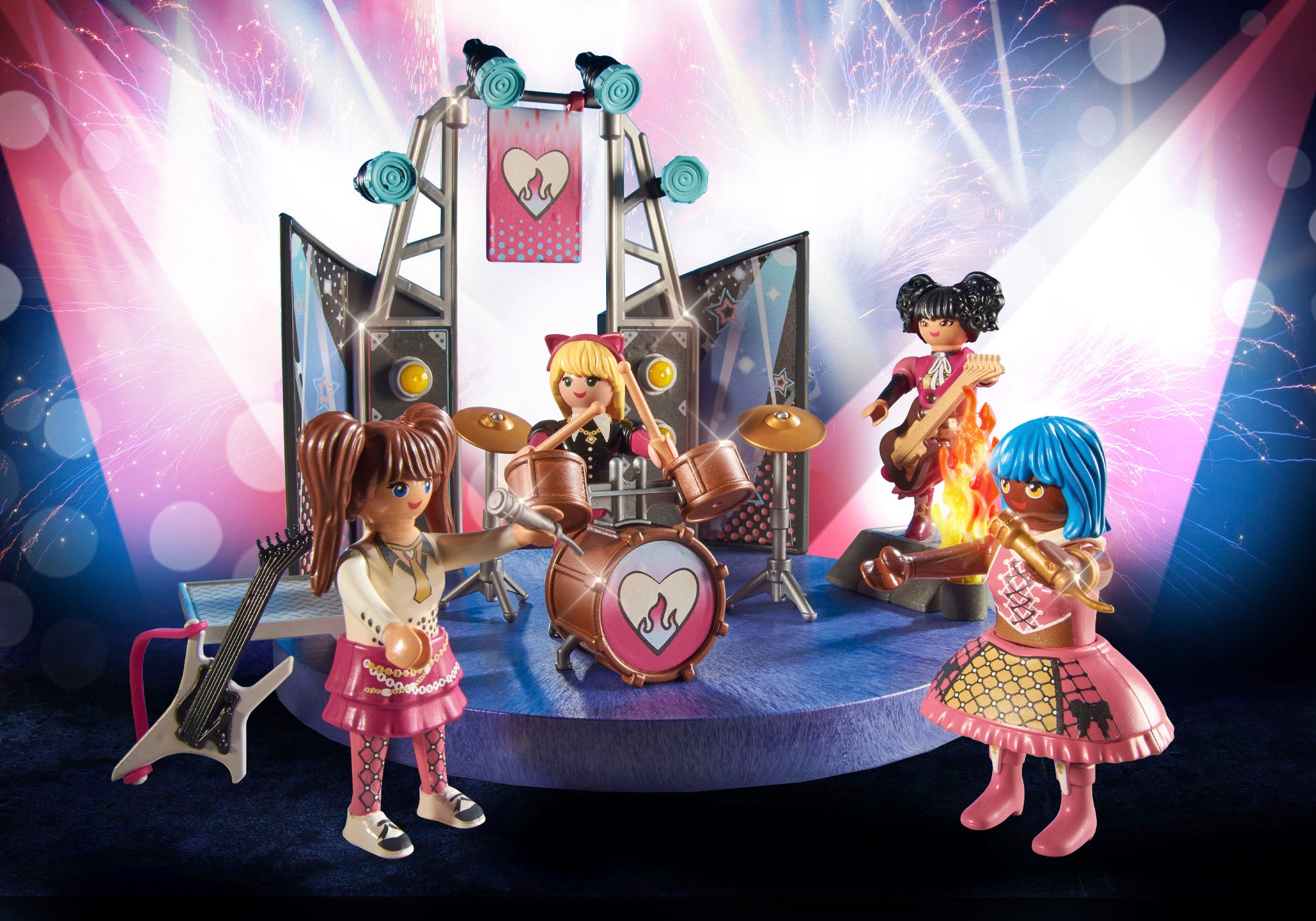Playmobil® Konstruktions-Spielset »Music Band (71042), City Life«, (77 St.)