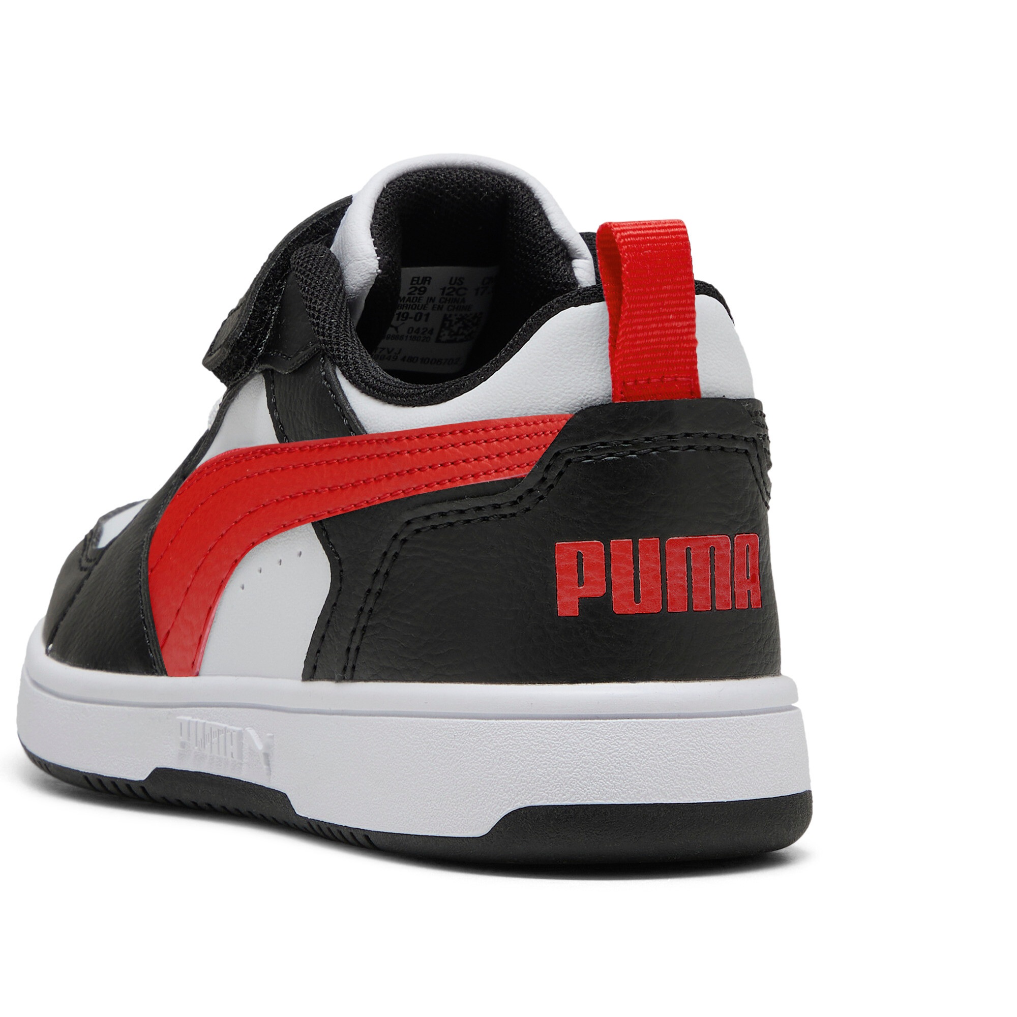 PUMA Sneakers »REBOUND V6 LO AC+ PS«  knöchelhoher Schnitt, mit Klettverschluss, mit Gummilaufsohle