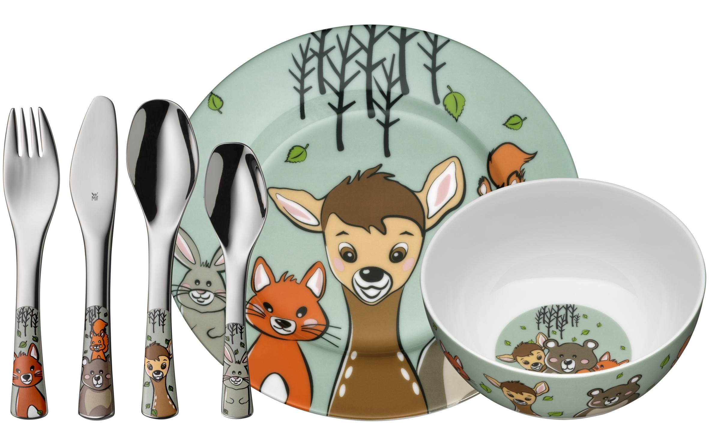 Image of WMF Kindergeschirr-Set "Forest Friends 6-teilig"