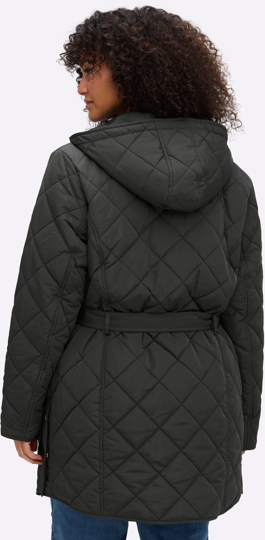 Sheego Veste réversible mit Kapuze