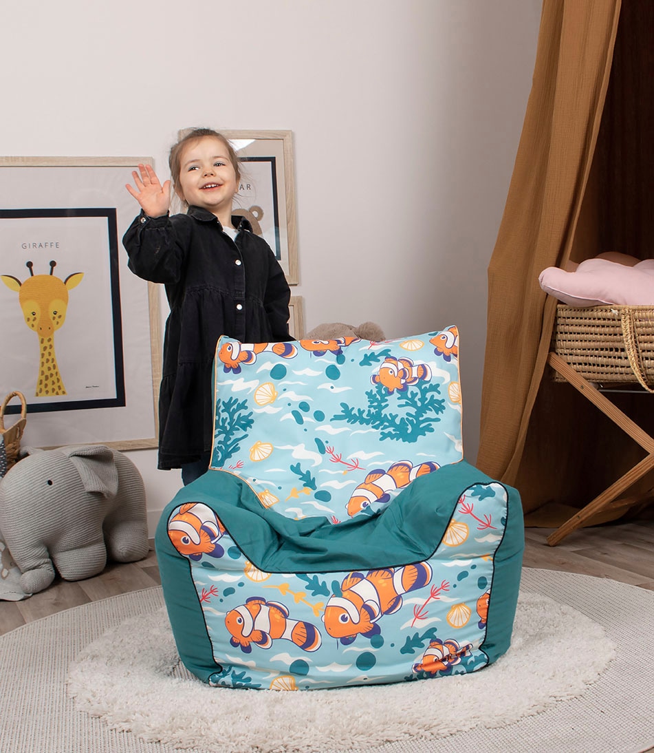 ♕ Knorrtoys® Sitzsack »Junior, Clownfish«, in auf Made für Kinder; versandkostenfrei Europe
