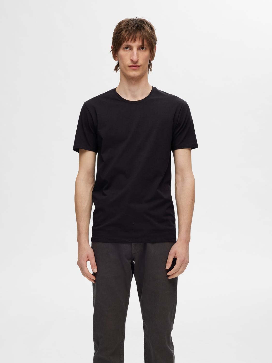 SELECTED HOMME T-Shirt »SLHROLAND SS O-NECK TEE 3-PACK NOOS«