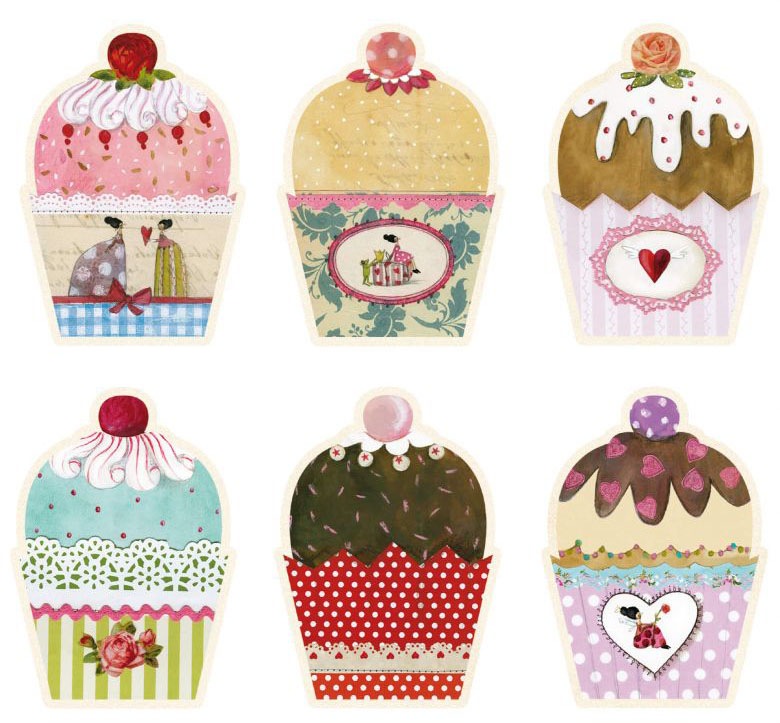 Image of Wall-Art Wandtattoo »Zauberhafte Märchen Muffins bunt«, (1 St.) bei Ackermann Versand Schweiz