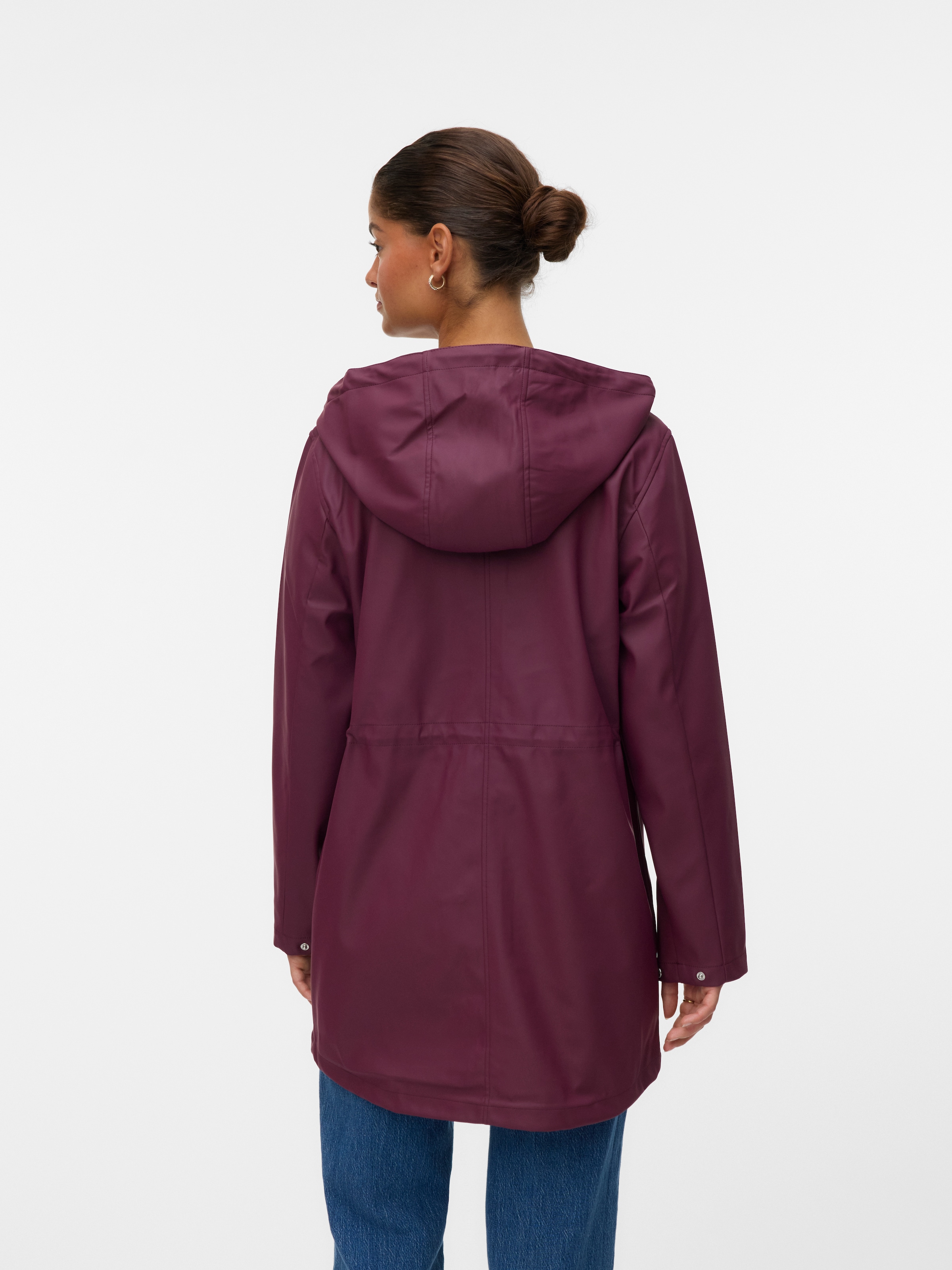 Vero Moda Regenjacke »VMMALOU COATED JACKET« mit Kapuze
