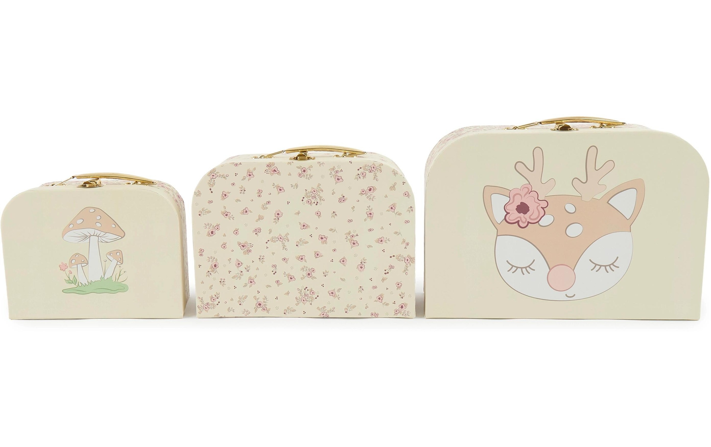 BIECO Spielwerkzeugkoffer »Ella vintage flowers 3er Set«