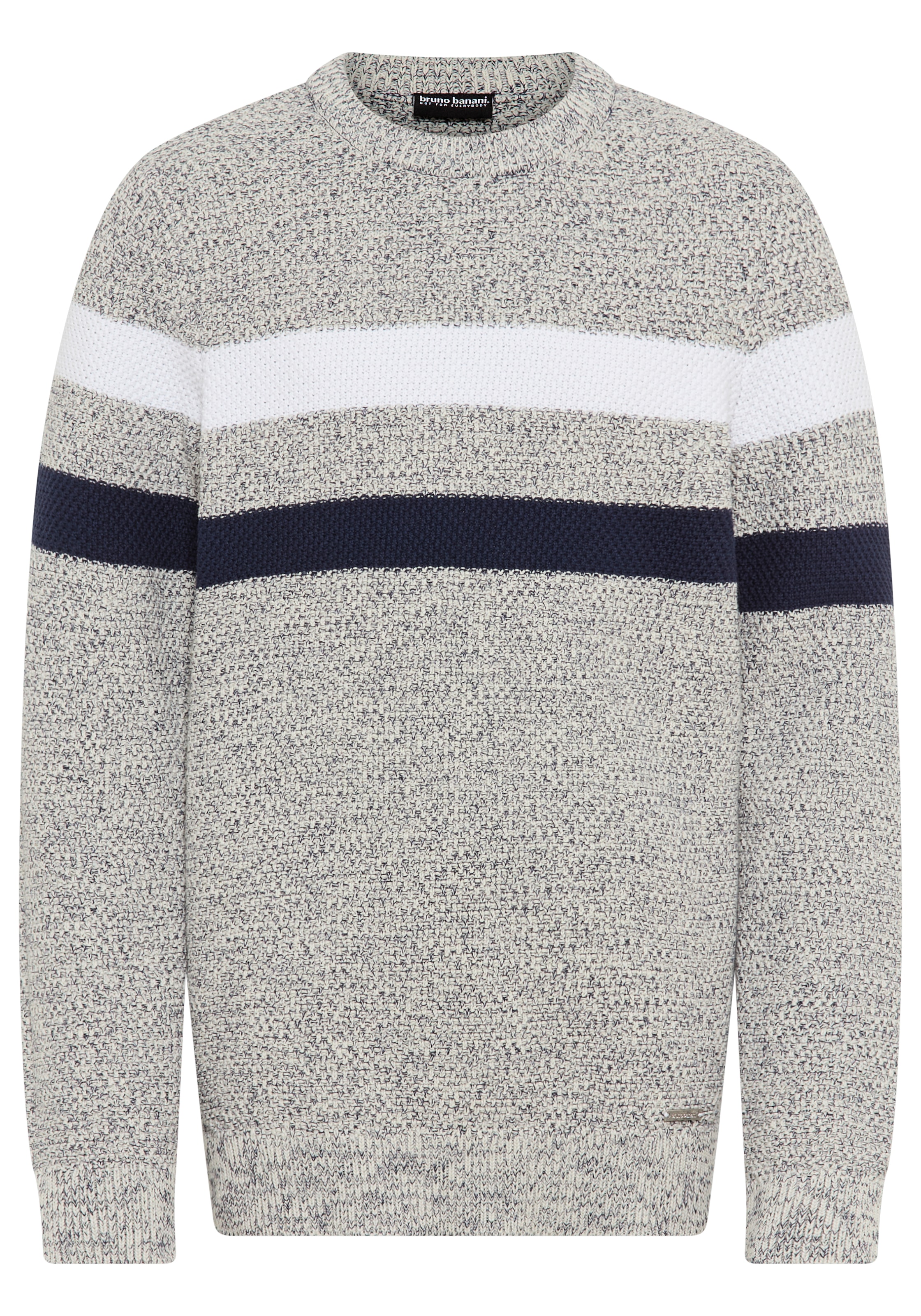Bruno Banani Pull en tricot »Ringelpullover in modischer Strickstruktur« NEU: BRUNO BANANI für TEENS! Pullover in Melangeware
