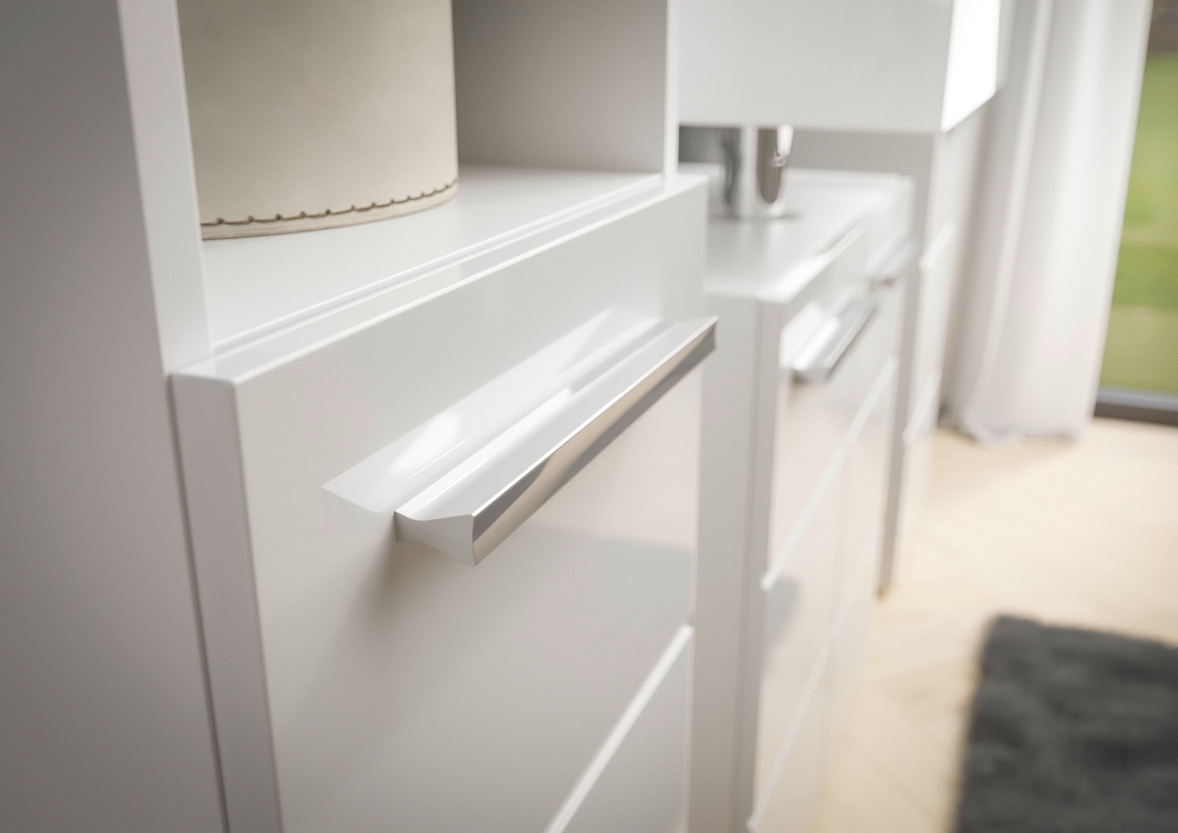 BASIC by Balculina Armoire suspendue »Mandi« 1 cuis tlg. largeur 34 cm, façade laquée brillante