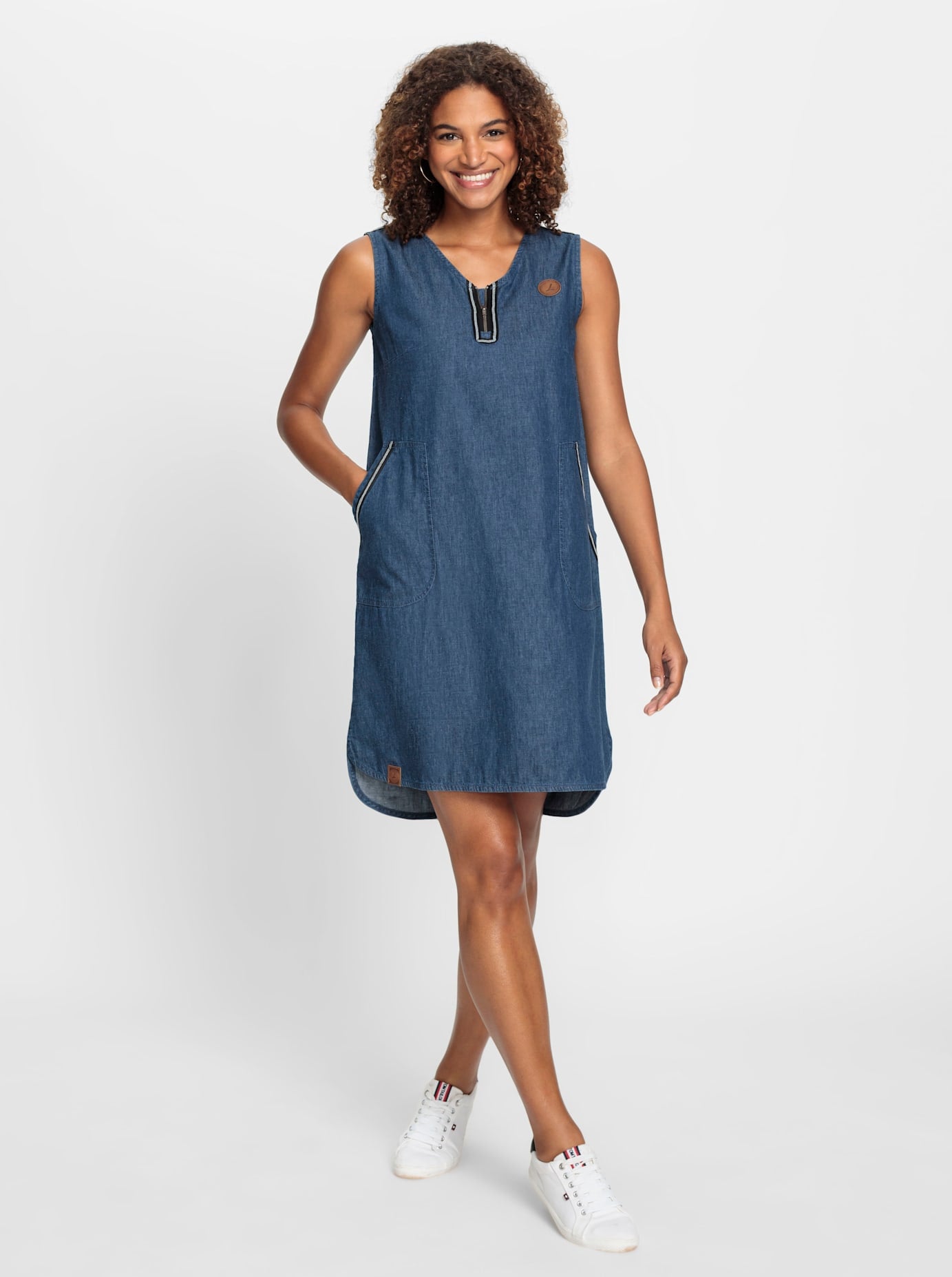 Image of Casual Looks Jeanskleid "Jeans-Kleid" aufgesetzte Taschen