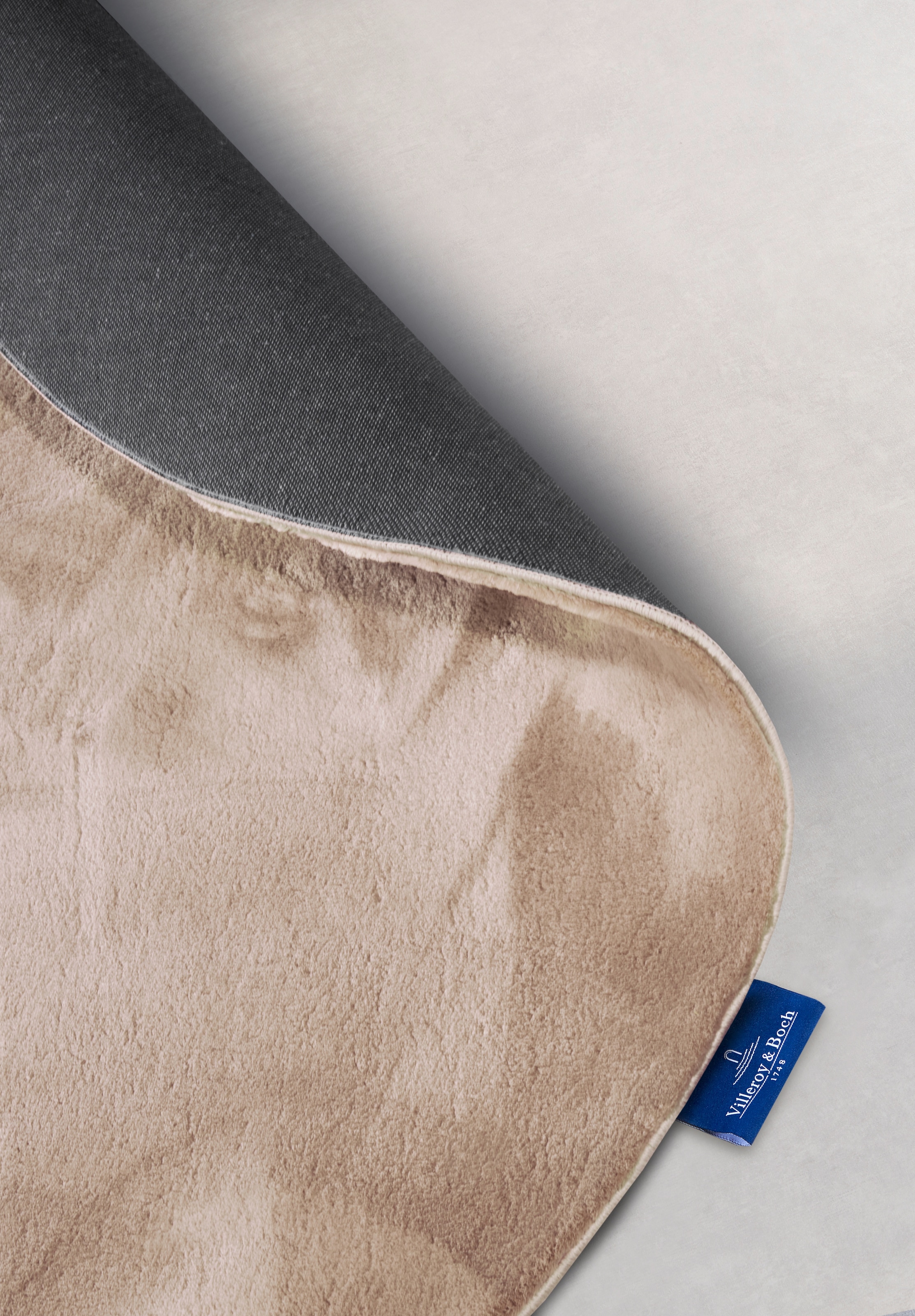 Villeroy & Boch Tapis »Leon« Rond 15 mm Höhe Langflor, Shaggy, einfarbig, flauschig, weich, glänzend, modern, uni