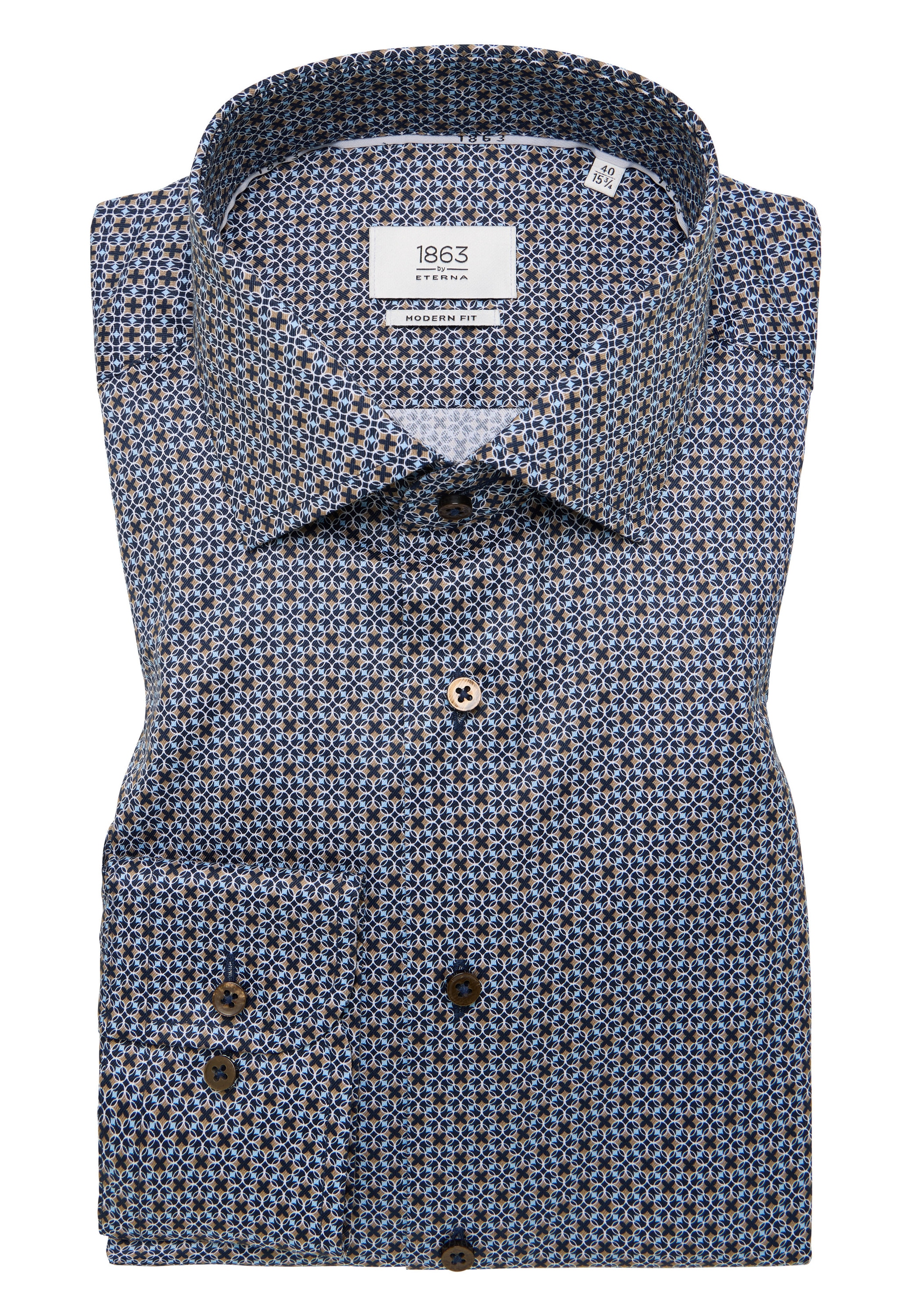 Eterna Chemise à manches longues »MODERN FIT« NON IRON (sans repassage)