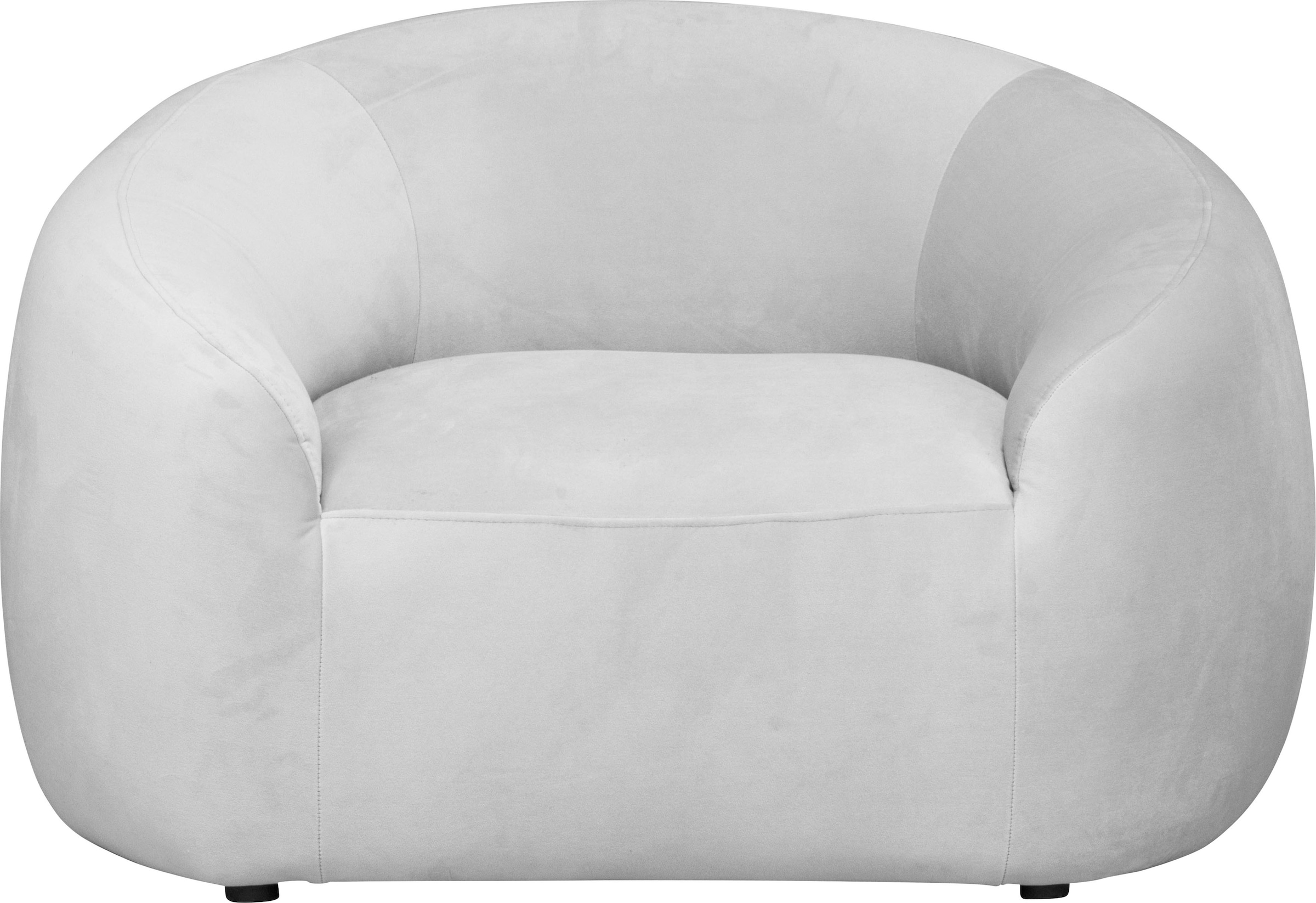 LeGer Home by Lena Gercke Sessel »YANI Relaxsessel, Loungesessel, Masse B/T/H: 127/96/76 cm«, organische Form, mit Wellenunterfederung, auch in Bouclé
