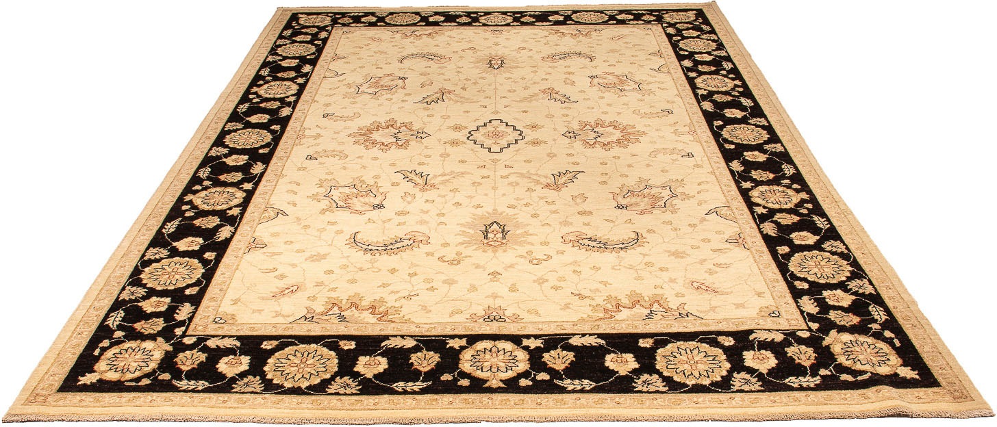 Image of morgenland Orientteppich »Ziegler - 299 x 217 cm - beige«, rechteckig, 6 mm Höhe, Wohnzimmer, Handgeknüpft, Einzelstück mit Zertifikat bei Ackermann Versand Schweiz