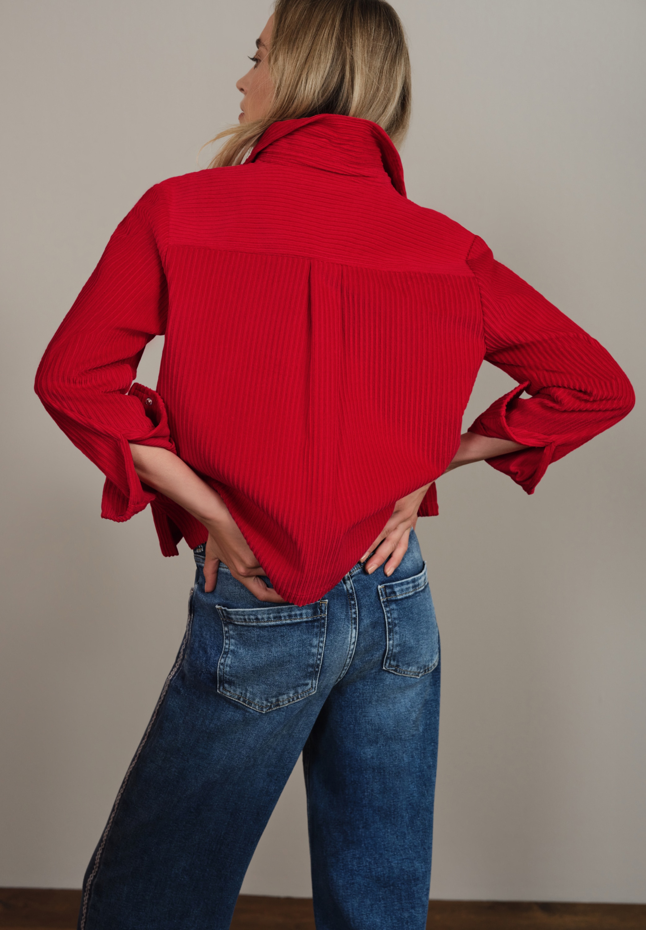 STREET ONE Hemdbluse, mit Manschetten