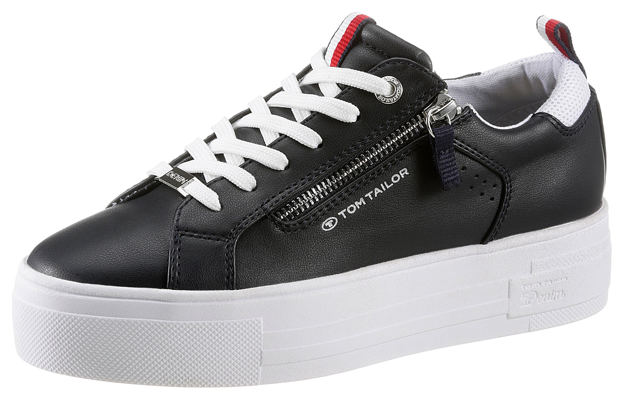 Image of TOM TAILOR Plateausneaker, mit praktischem Aussenreissverschluss bei Ackermann Versand Schweiz