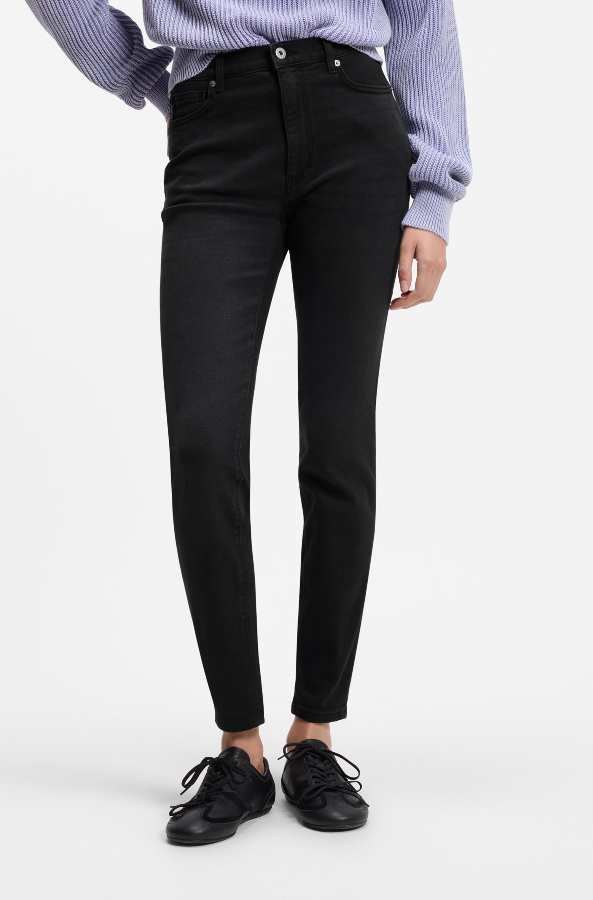 Image of HUGO Skinny-fit-Jeans "Malu" Skinny Fit mit mittlerer Leibhöhe