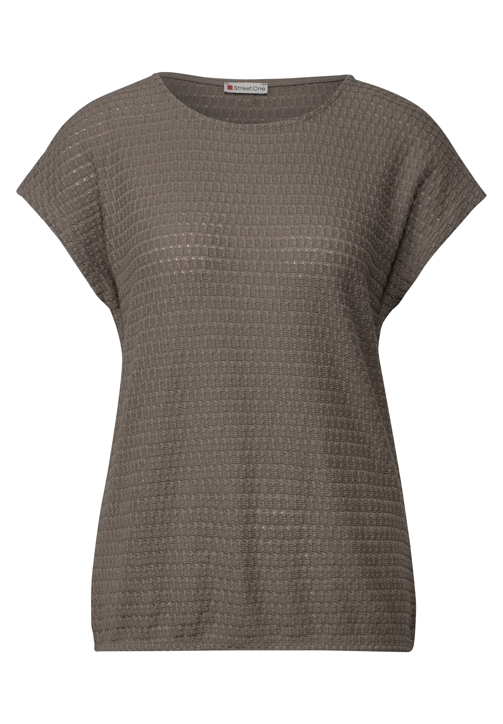 STREET ONE T-Shirt, in Struktur-Optik