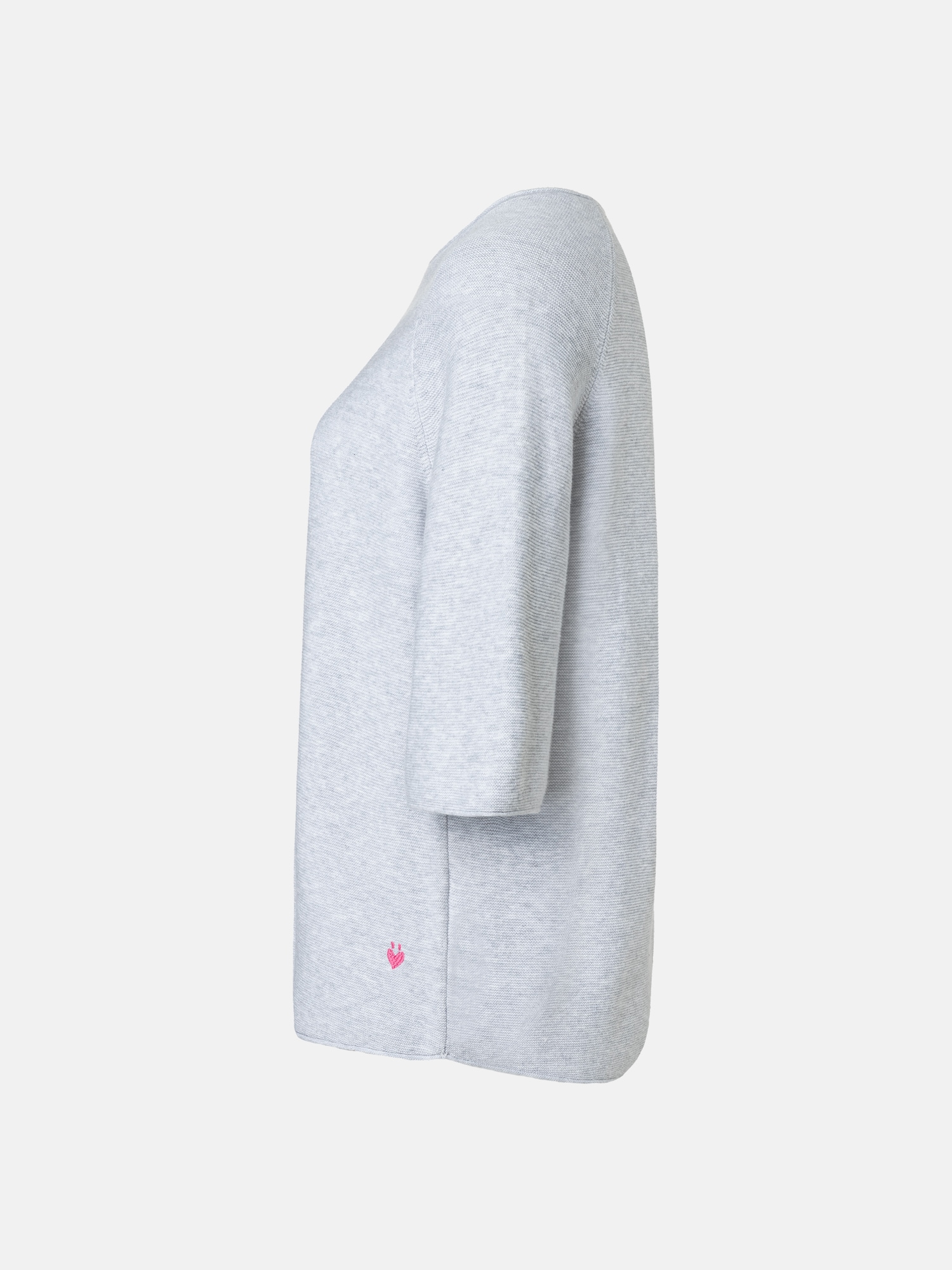 Lieblingsstück Kurzarmpullover »KleraEP« Halbarm mit Rundhals, unifarben