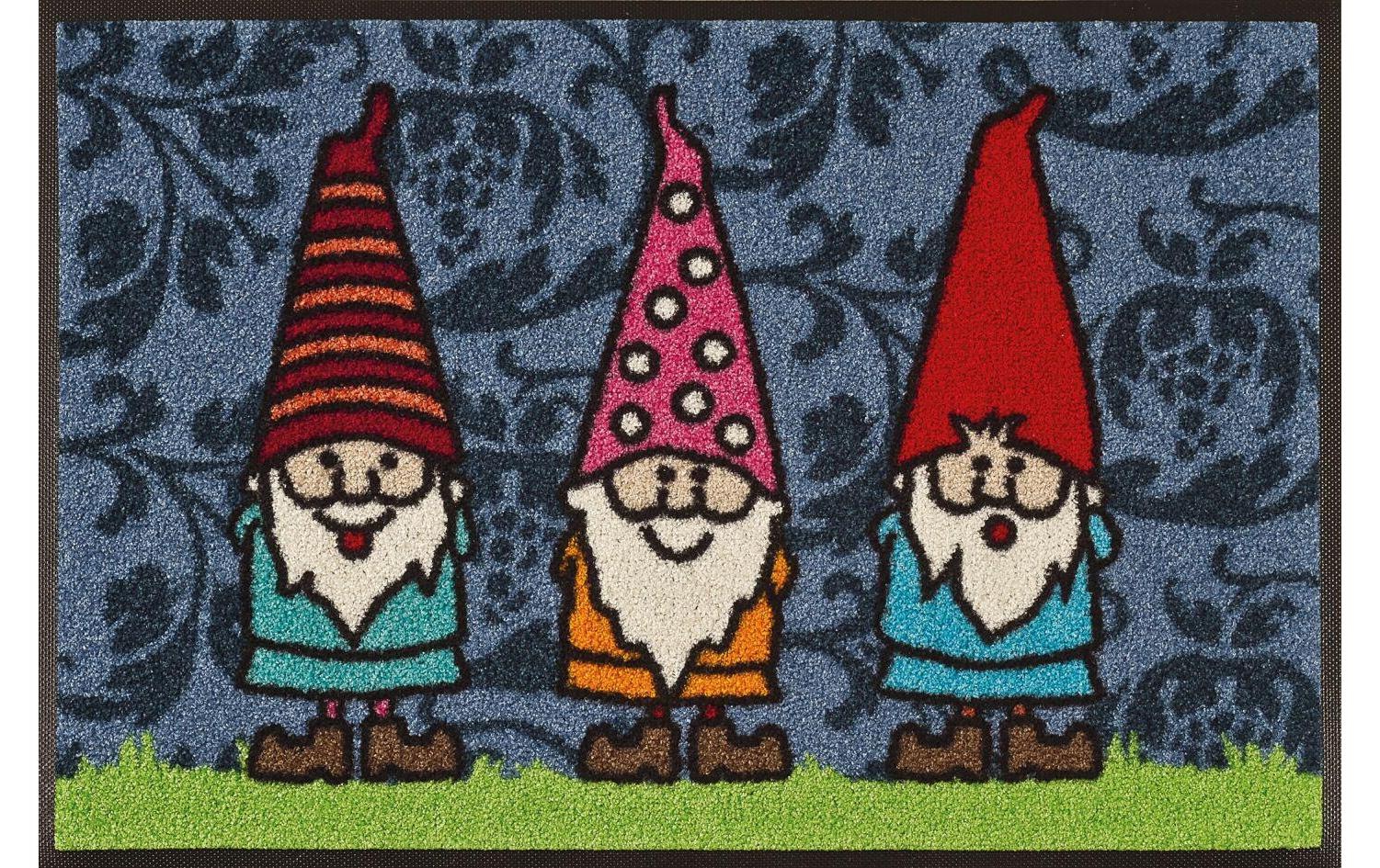 Image of wash+dry by Kleen-Tex Fussmatte »Gartenzwerge, 50«, quadratisch, - mm Höhe bei Ackermann Versand Schweiz