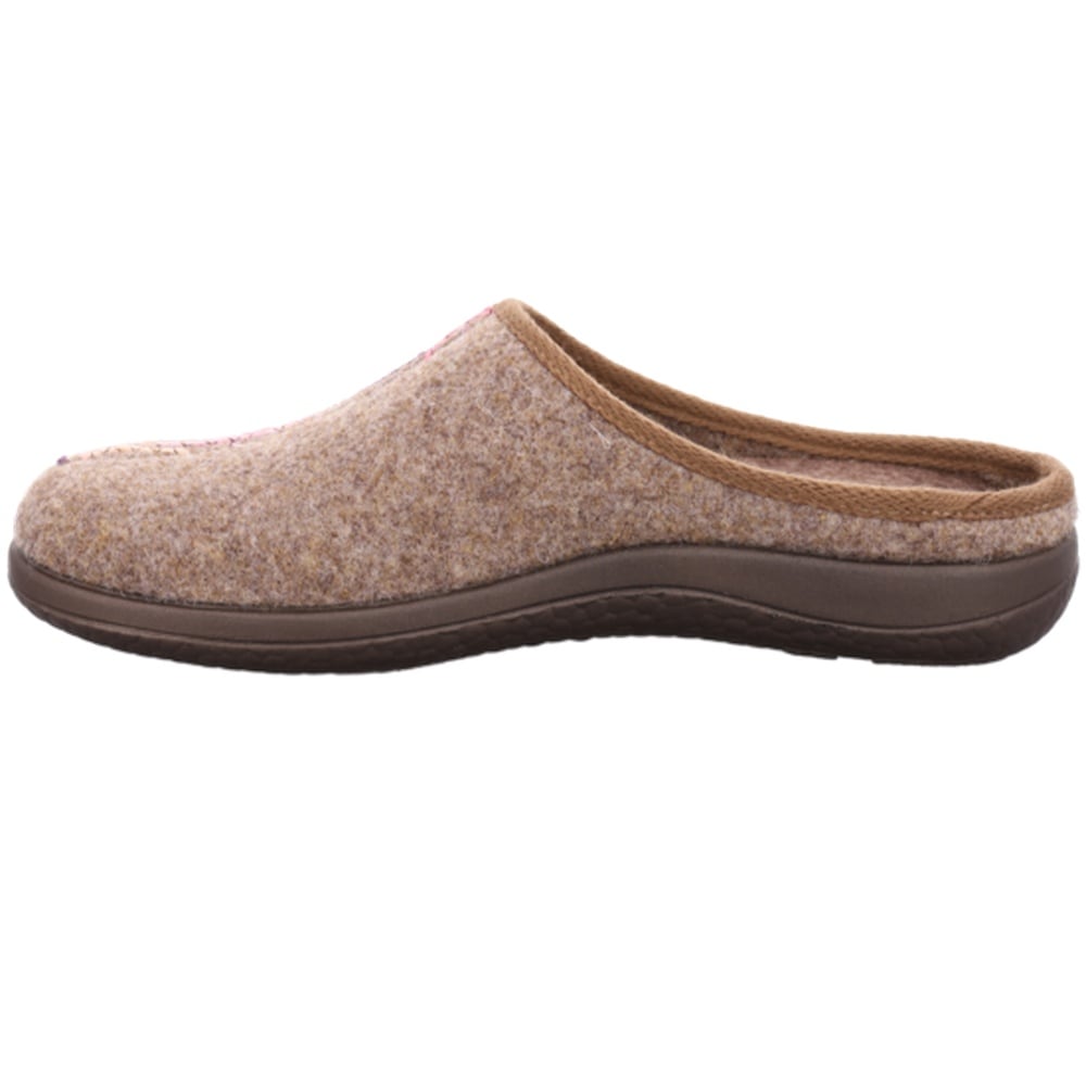 Rohde Hausschuh »Bari«  Pantolette, Homeslipper, Clog, Schlupfschuh mit Herz-Stickerei