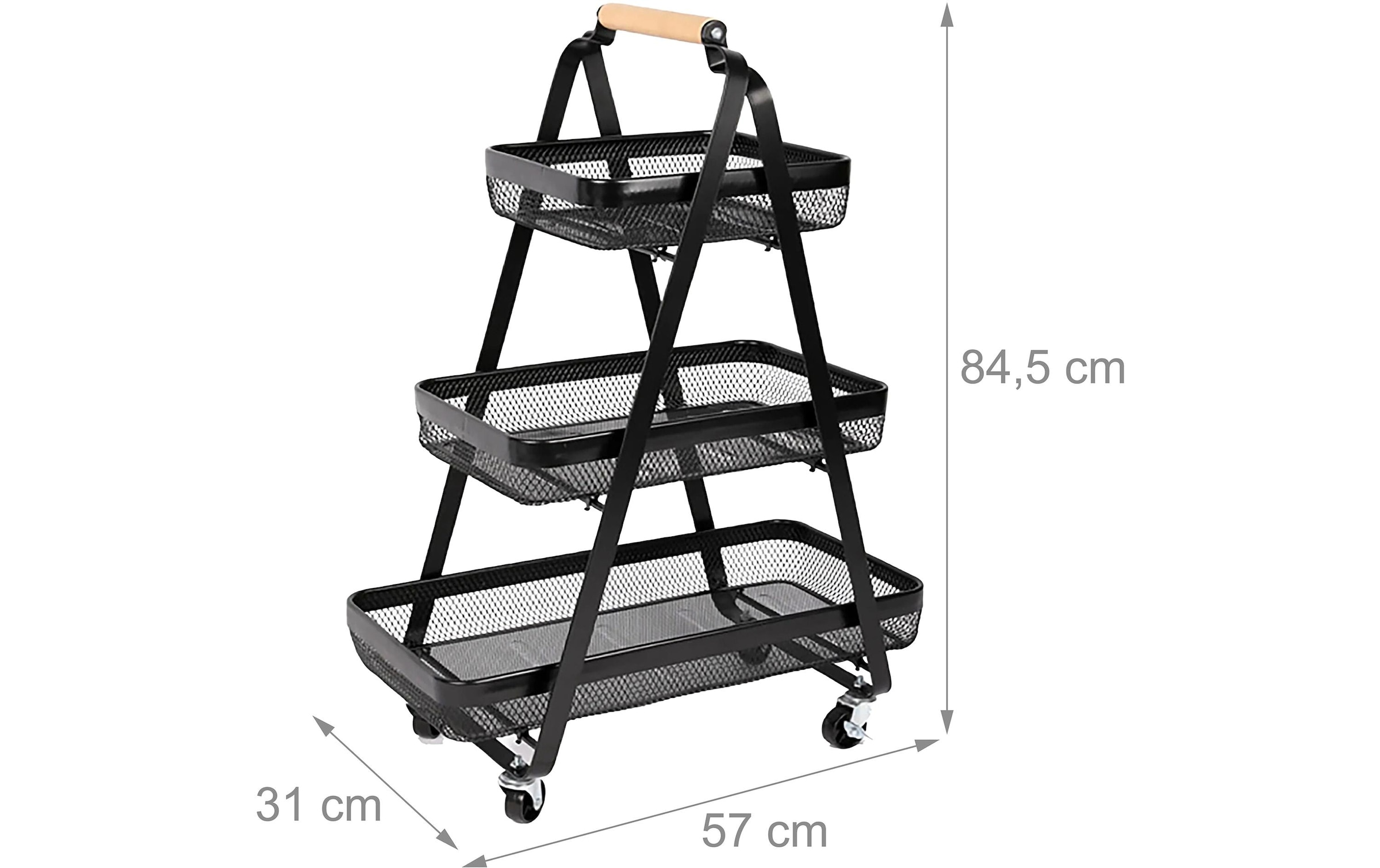 relaxdays Chariot de cuisine »84.5 x 57 x 31 cm«