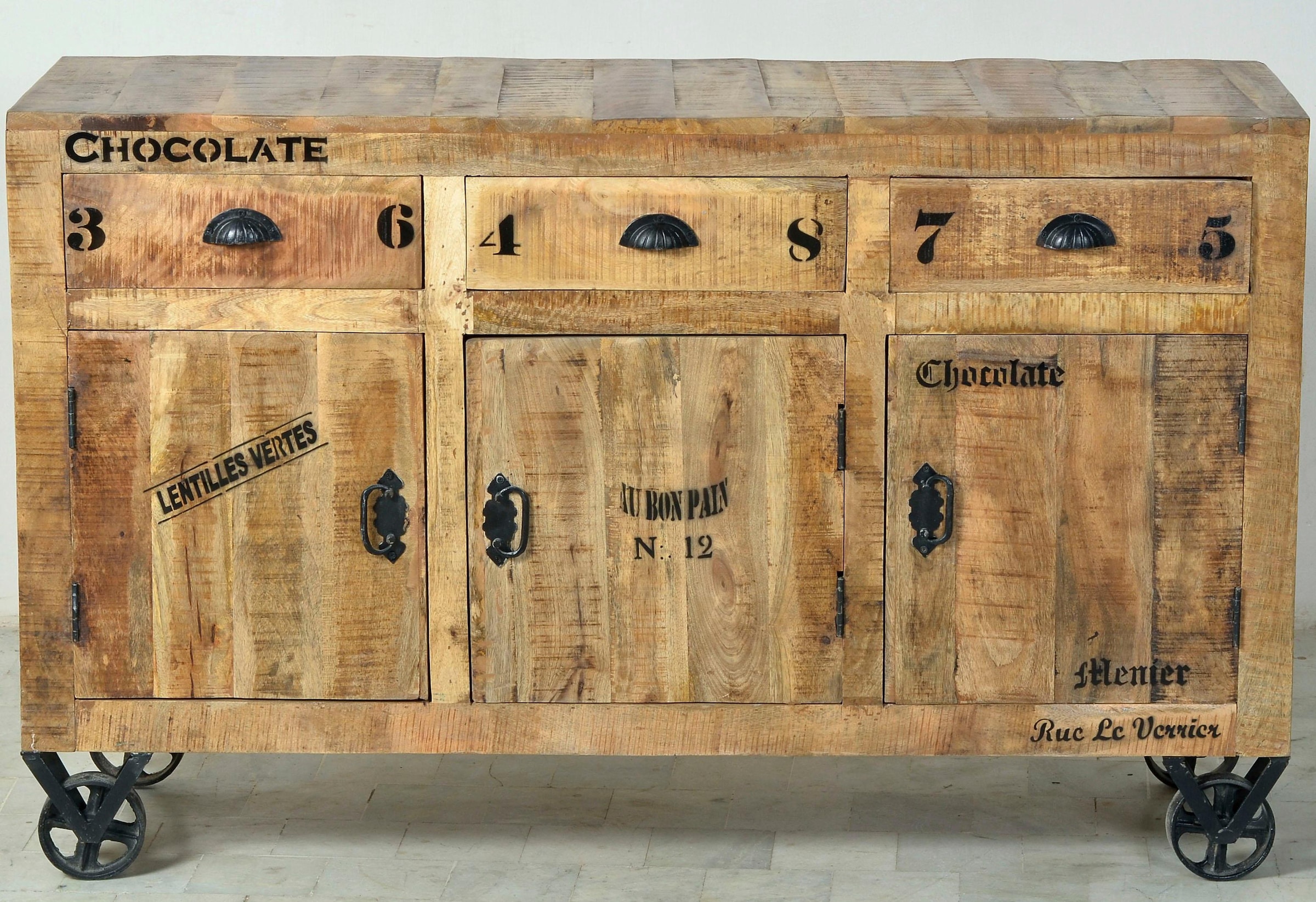 SIT Sideboard »Rustic«, im Factory Design, Breite 140 cm, Shabby Chic,  Vintage günstig kaufen | Garderobenschränke
