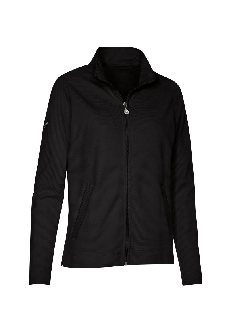 Trigema Sweatjacke »TRIGEMA Jacke mit funkelnden Strass-Steinen« 1 Stk.