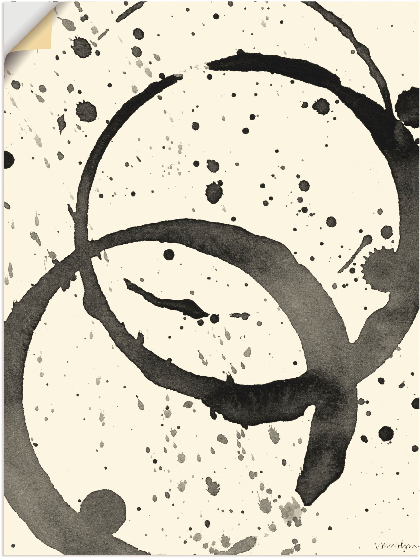 Image of Artland Wandbild »Farbränder III«, Muster, (1 St.), in vielen Grössen & Produktarten - Alubild / Outdoorbild für den Aussenbereich, Leinwandbild, Poster, Wandaufkleber / Wandtattoo auch für Badezimmer geeignet bei Ackermann Versand Schweiz