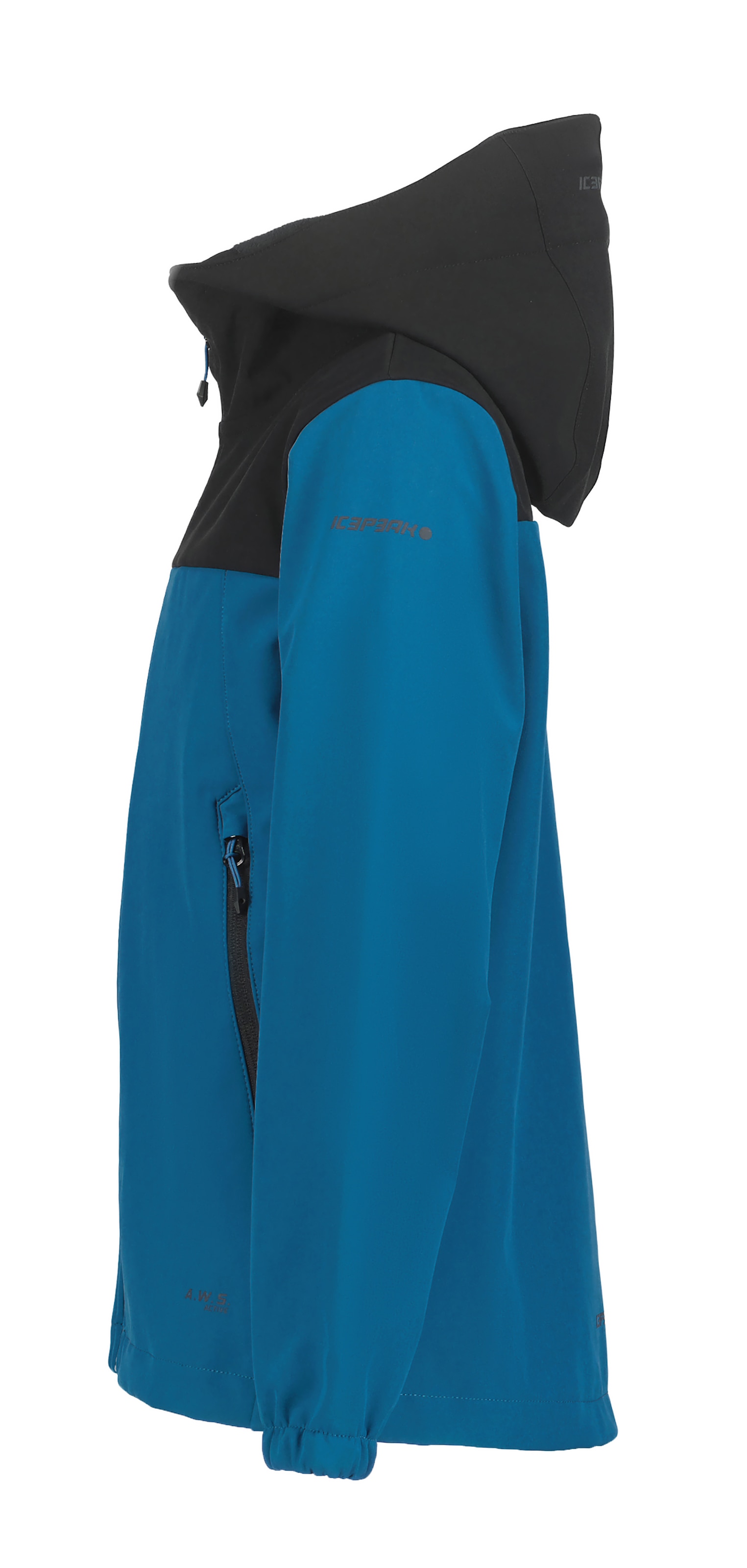 Icepeak Veste softshell »ICEPEAK KONAN JR« avec capuche poches à fermeture éclair, respirant, coupe-vent, déperlant