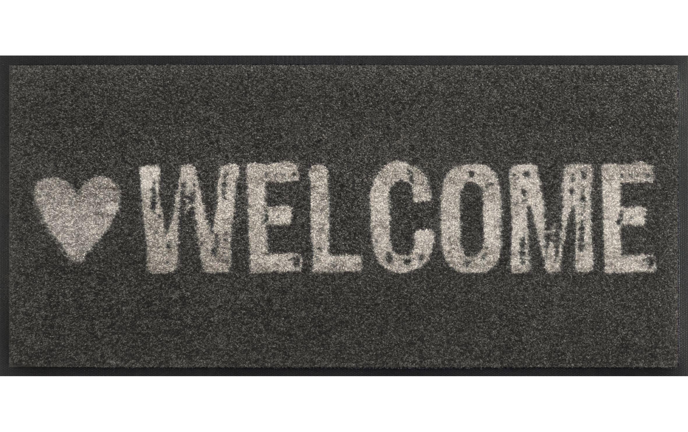 Image of wash+dry by Kleen-Tex Fussmatte "Warmly Welcome 35 x 75 cm"