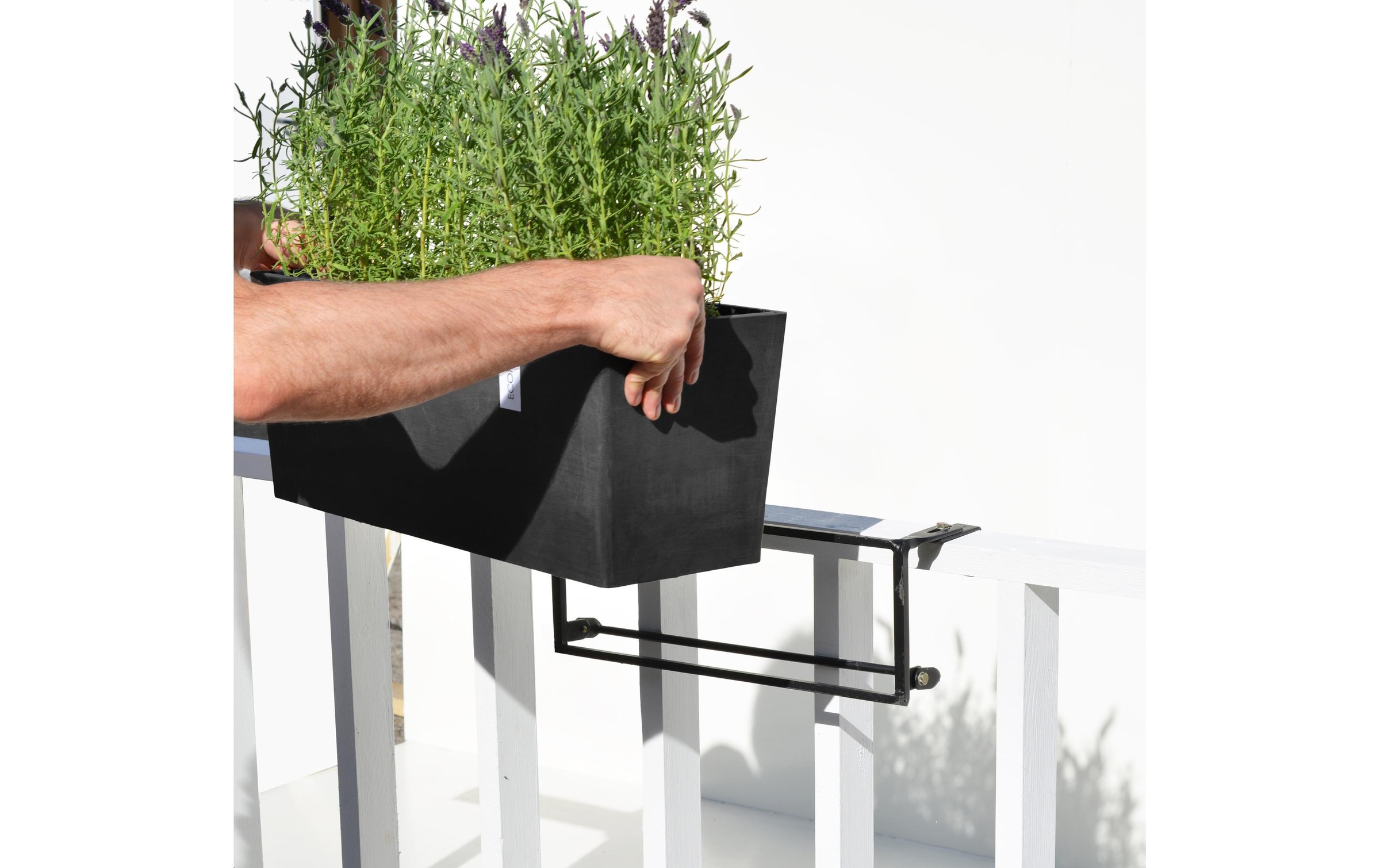 ECOPOTS Blumentopf »Hanging Bruges« Mit Aufhängesystem, integrierte Halterungen