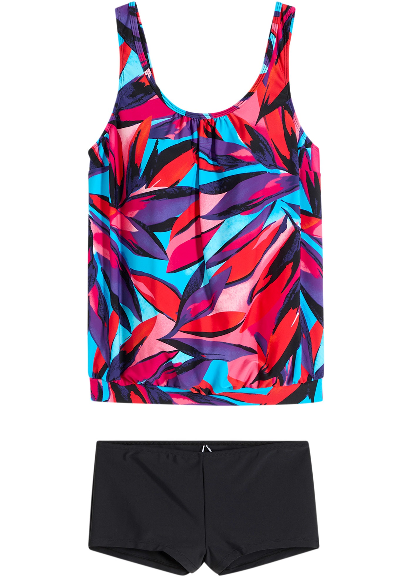 bonprix Tankini Set, 2 Stk. sportlicher Stil, graphischer Alloverdruck