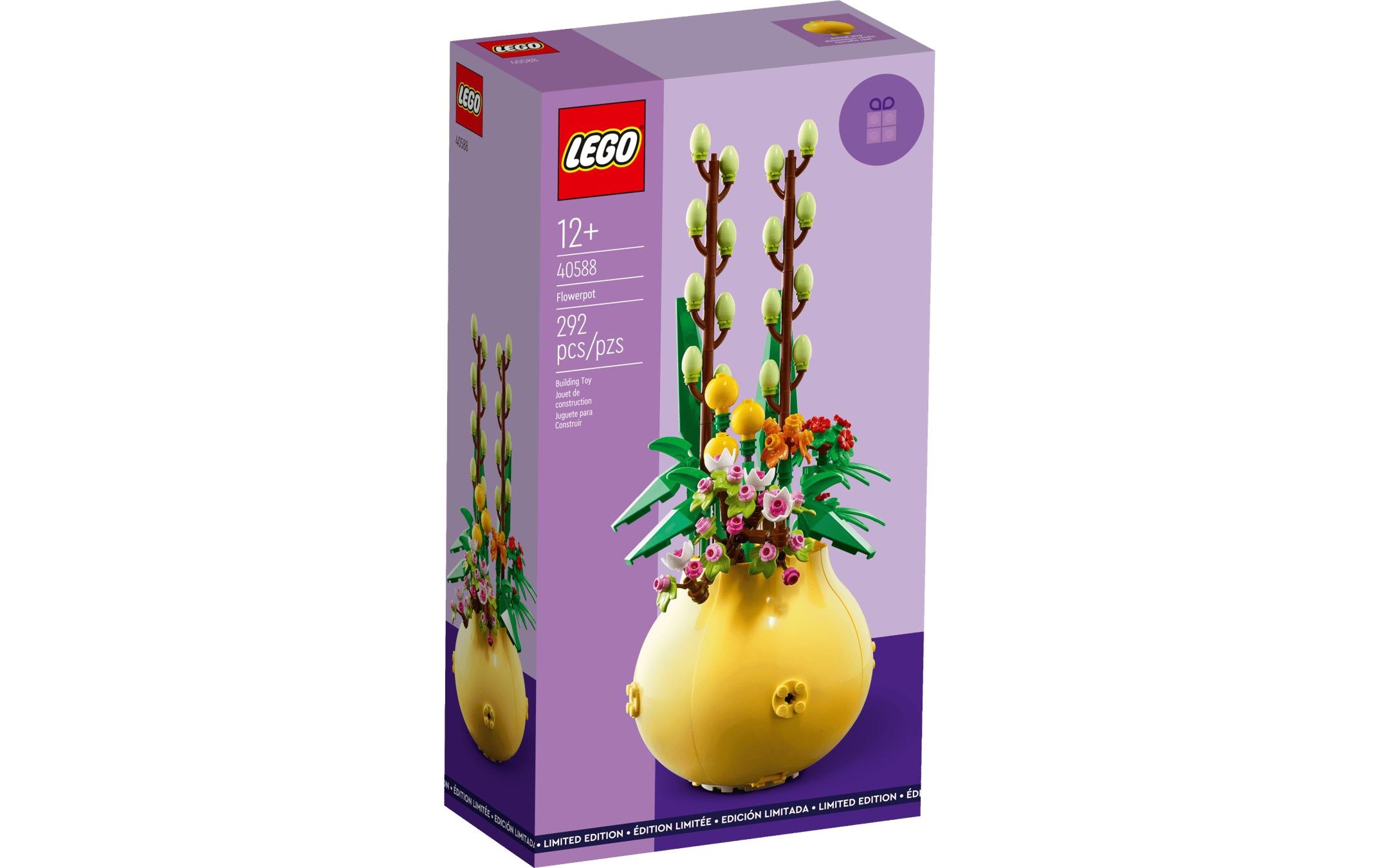 Image of LEGO Konstruktionsspielsteine "Saisonal Blumentopf 40588"