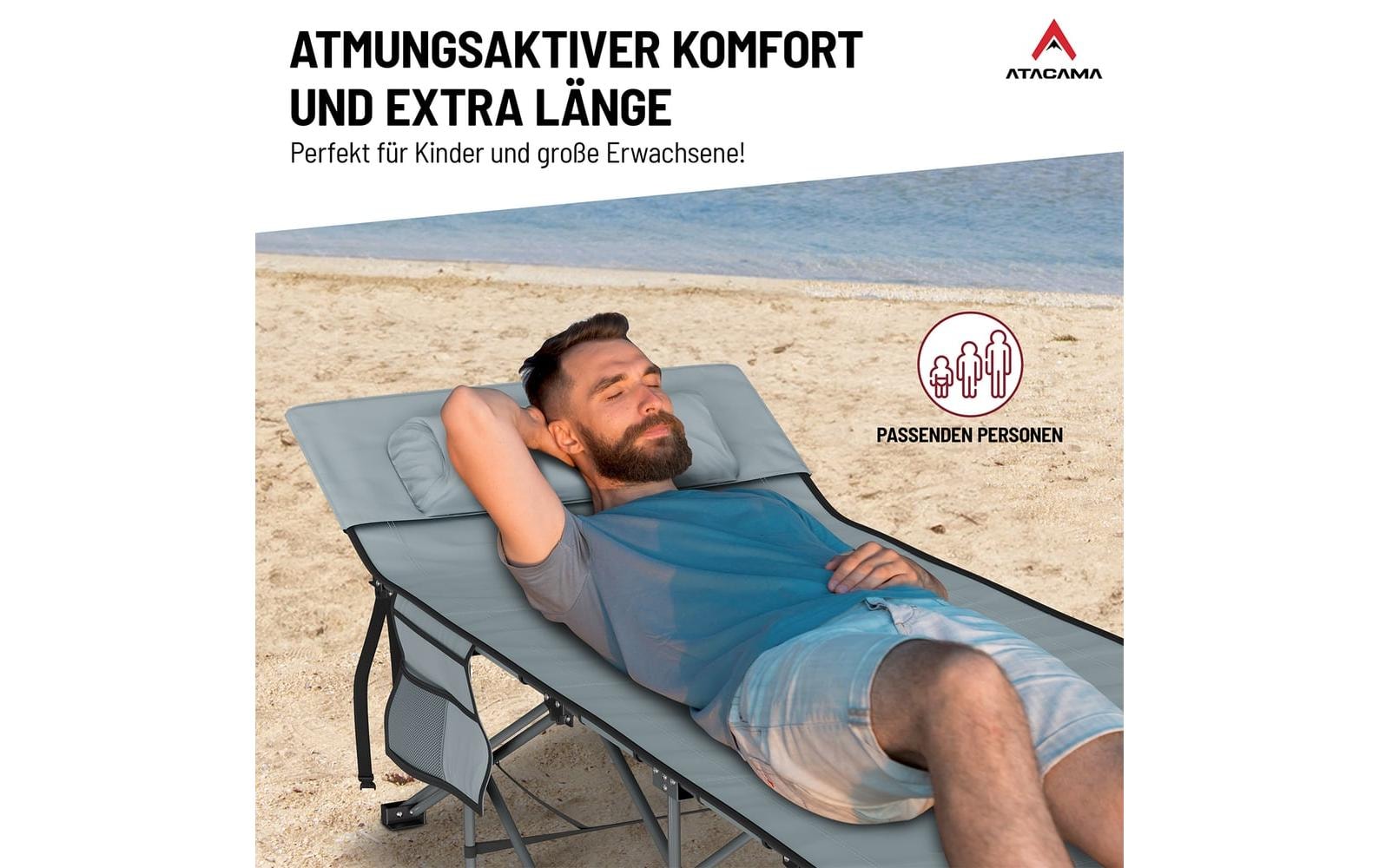   Lit de camp »Atacama XXL Feldbett«