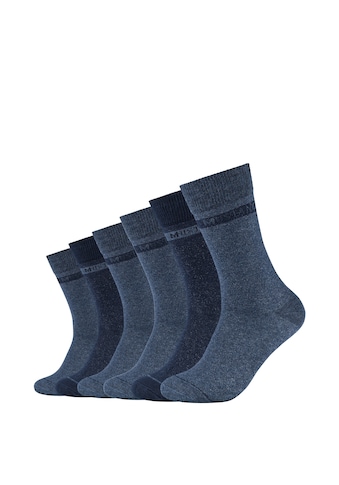 Socken, (Packung, 6 Paar), Weicher und elastischer Komfortbund