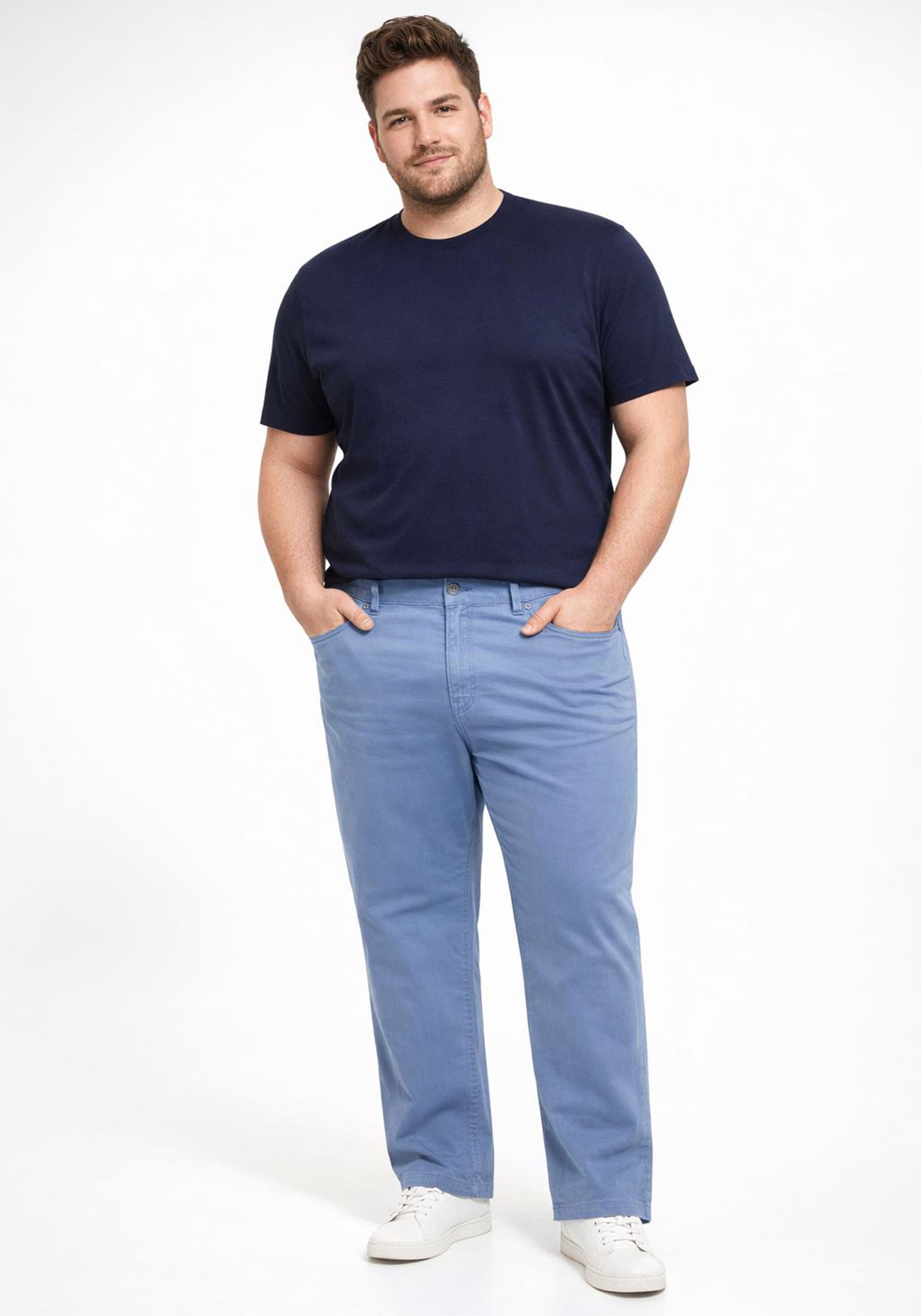 Man's World Plus Pantalon 5 poches »Grosse Grössen«  Offre : en tailles standard et courtes