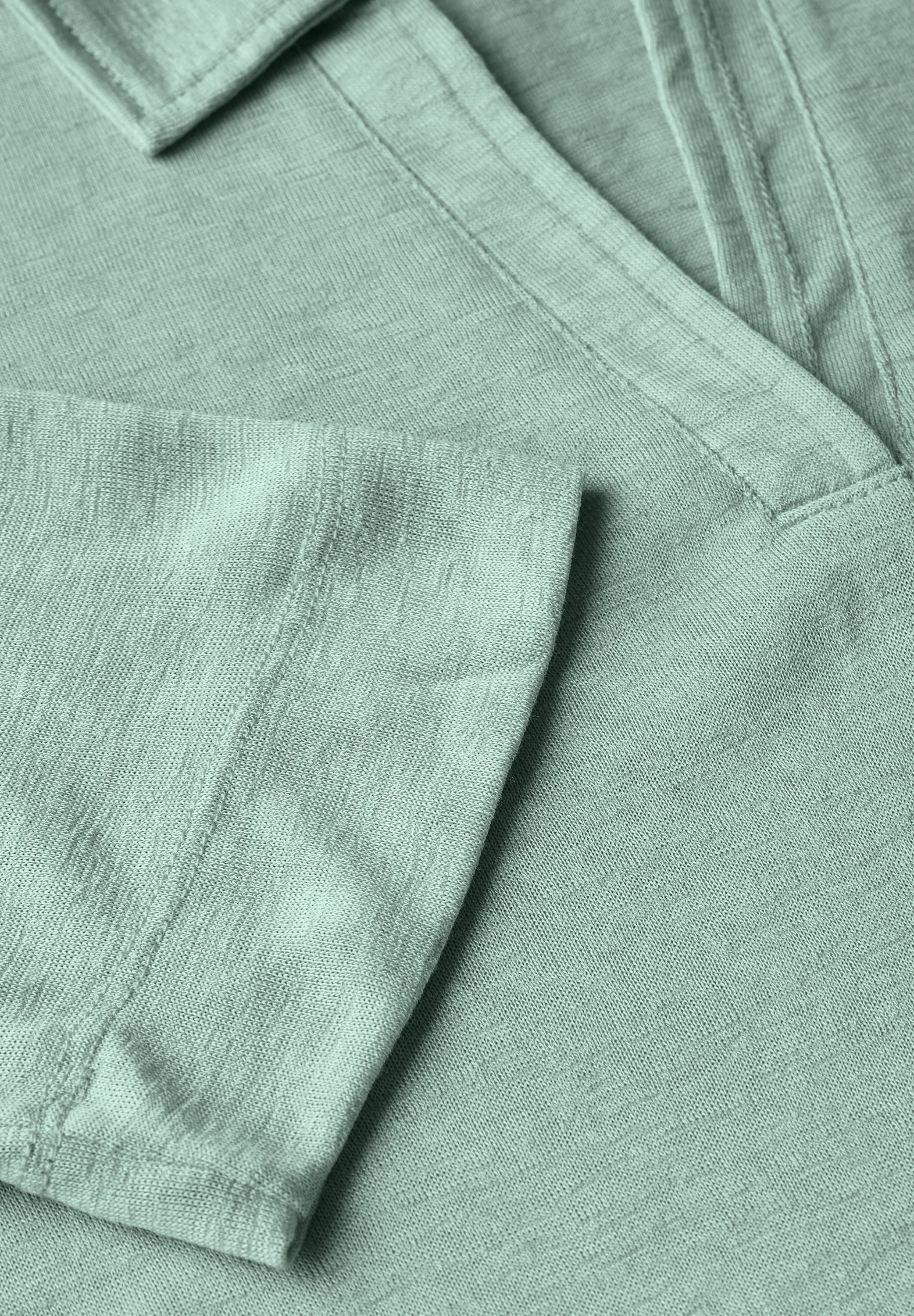 Cecil Poloshirt, in Leinen-Optik