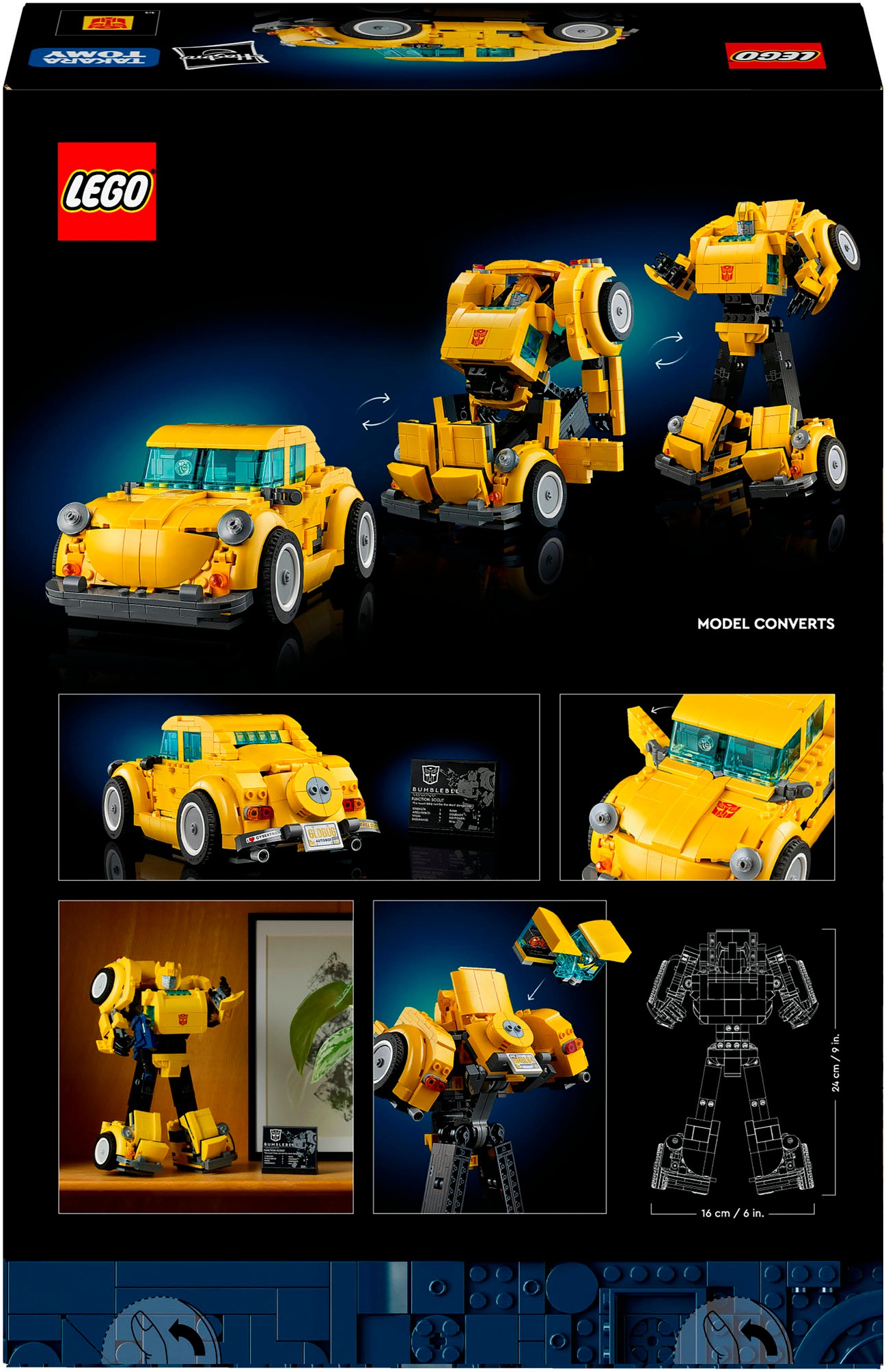 LEGO® Konstruktionsspielsteine »Bumblebee (10338), LEGO Icons« Made in Europe