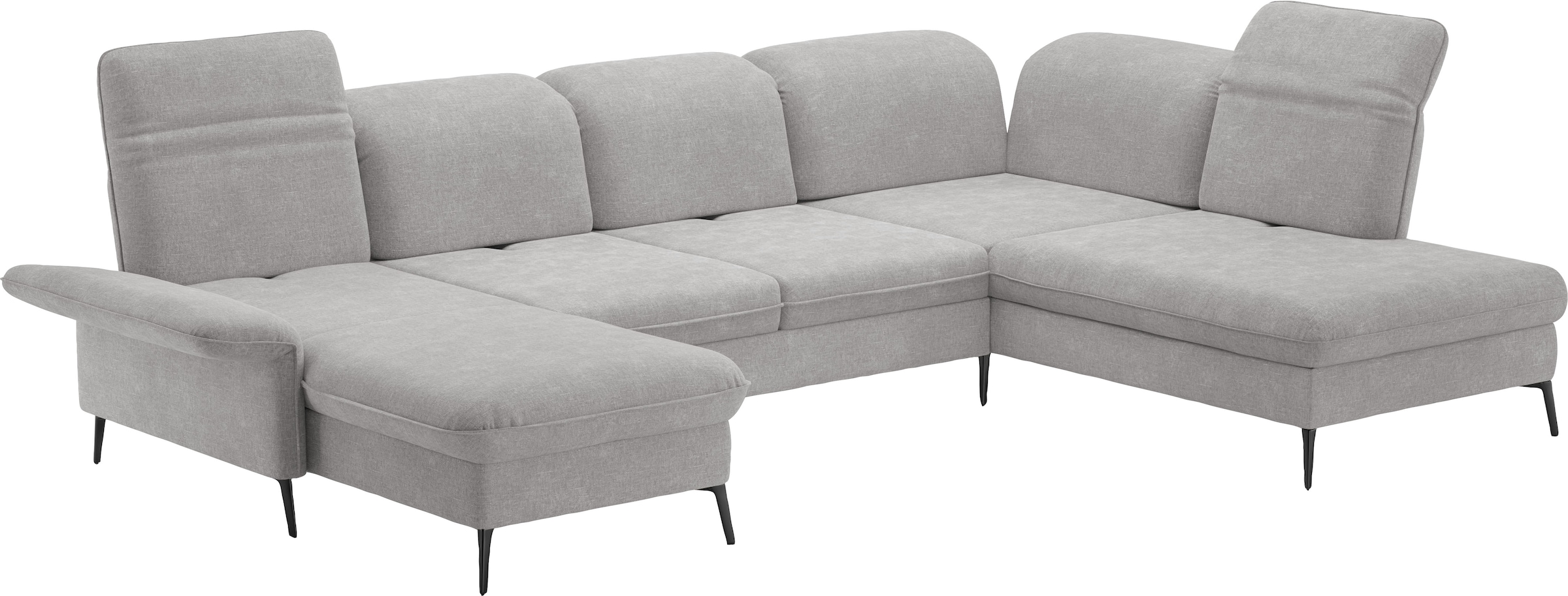 sit&more Wohnlandschaft »Emely«, mit Sitztiefenverstellung optional mit Bettfunktion und Bettkasten