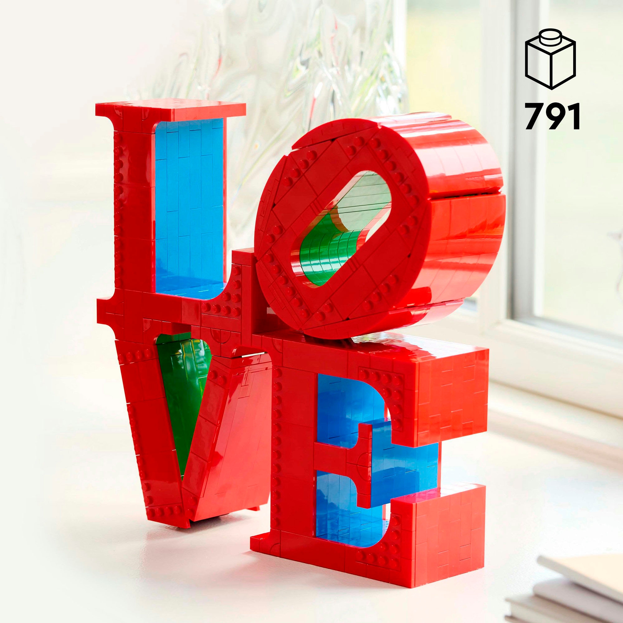 LEGO® Konstruktionsspielsteine »LOVE (31214), LEGO ART« Made in Europe