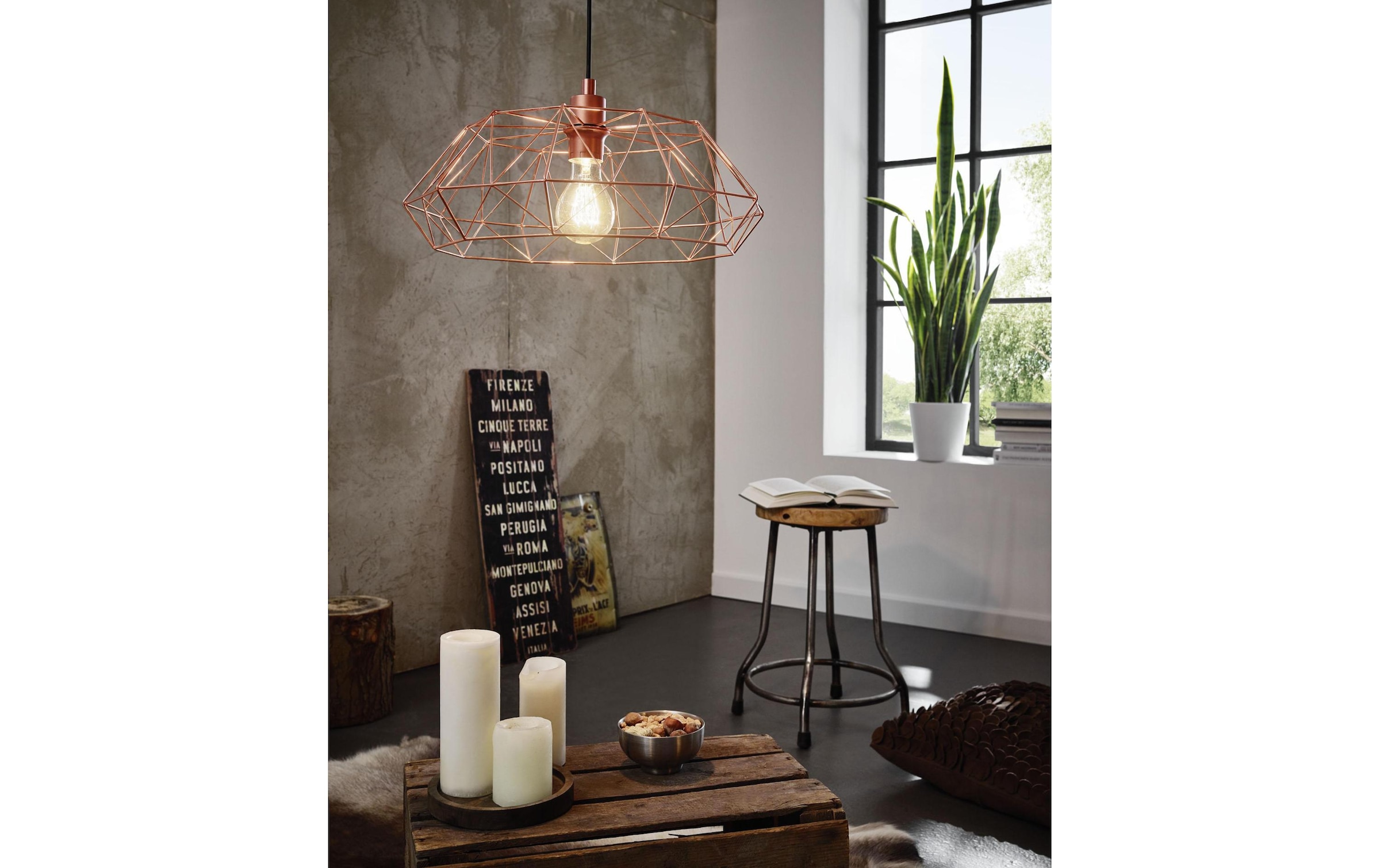 EGLO Pendelleuchte »CARLTON 2«, Leuchtmittel E27 | LED wechselbar