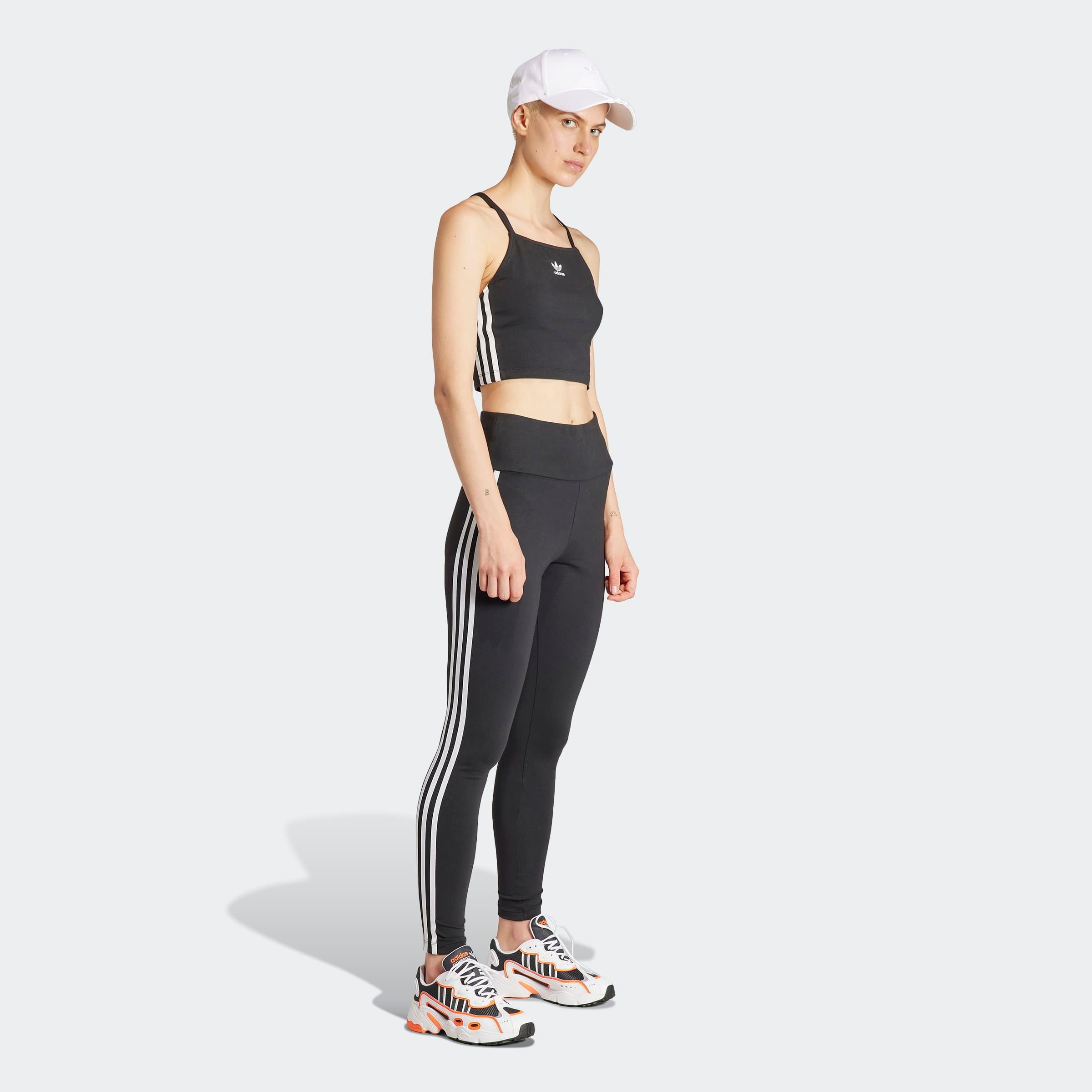 adidas Originals Tanktop »3 S CROP TOP« sportliche Schnittform, für Laufen und sportliche Aktivitäten