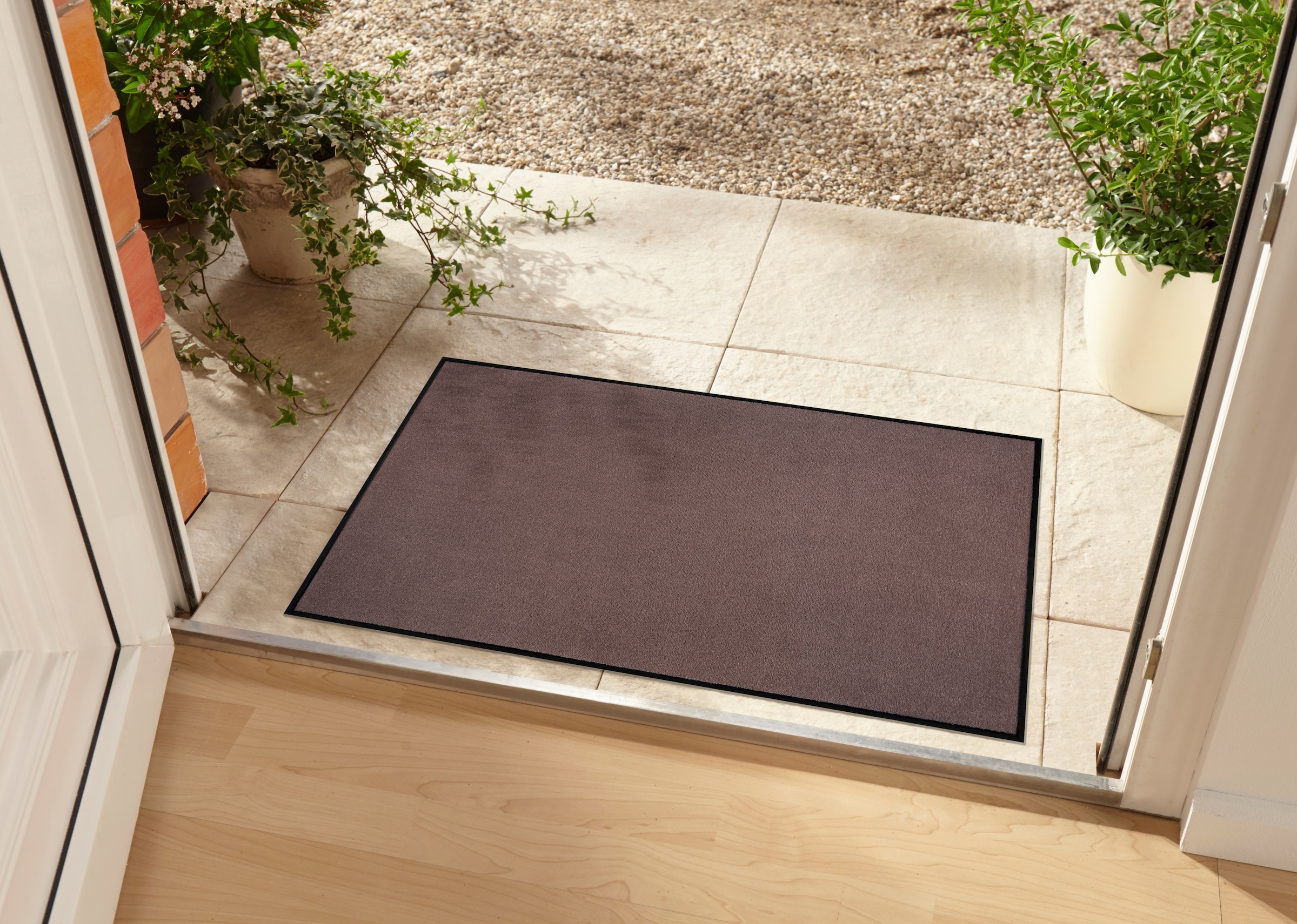my home Fussmatte »Triton«, rechteckig, 7 mm Höhe, Schmutzfangmatte, Türmatte, In- und Outdoor, Läufer, waschbar