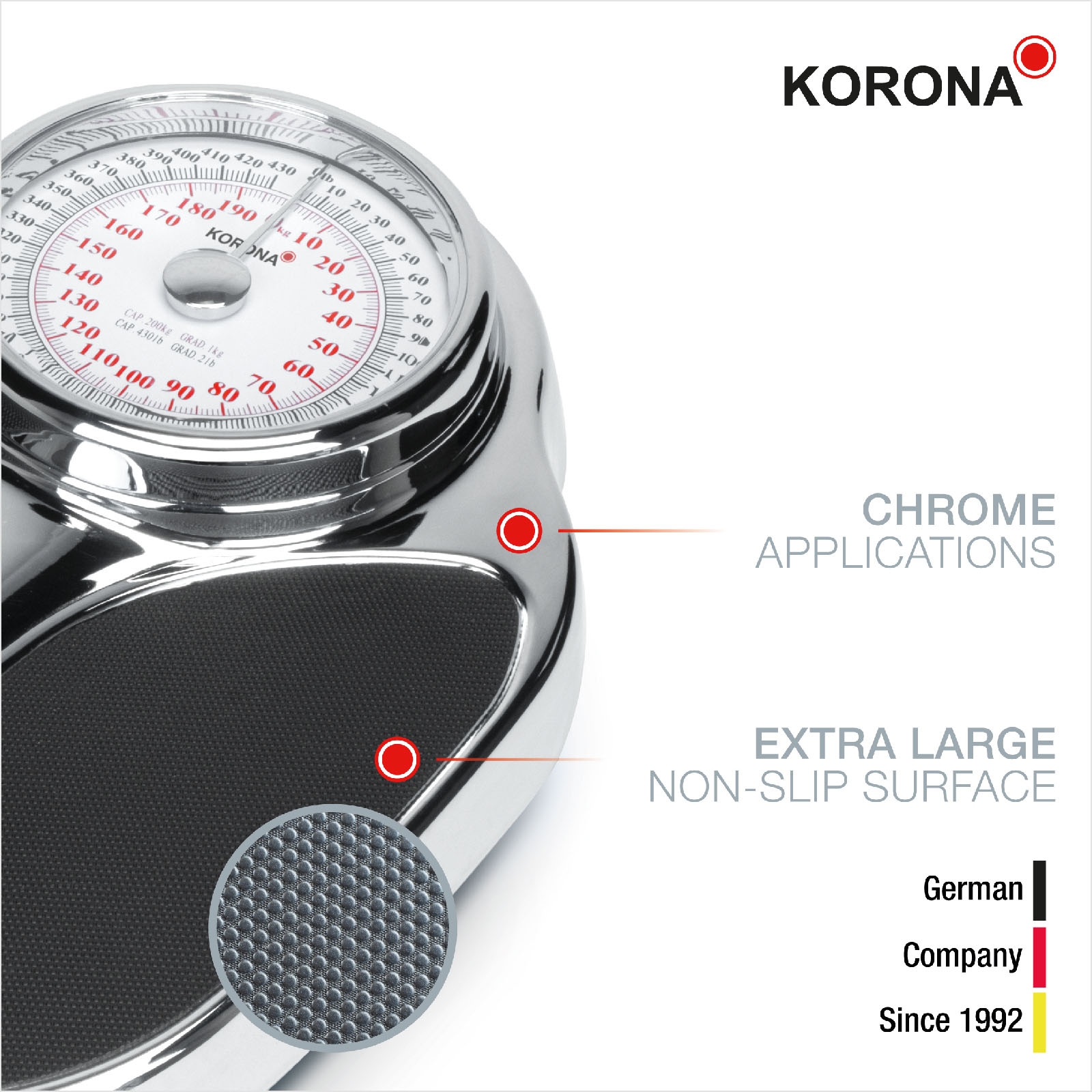 KORONA Personenwaage »Theo 77776«, mechanisch