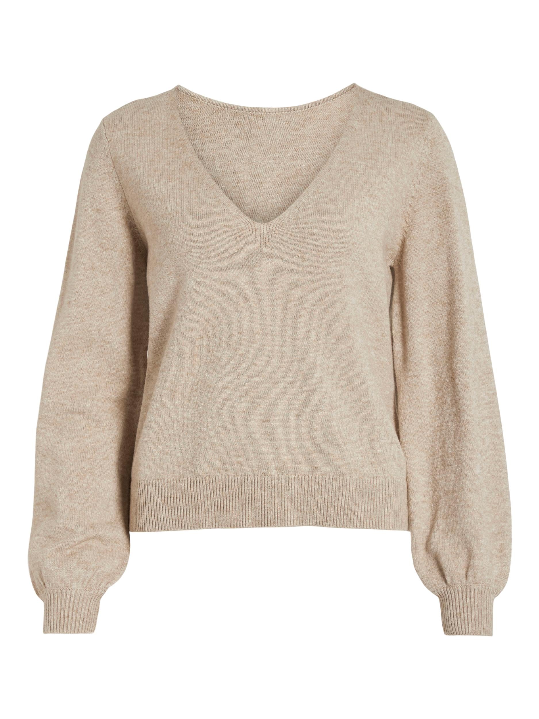 Vila V-Ausschnitt-Pullover »VIRIL REV V-NECK L/S TOP - NOOS«