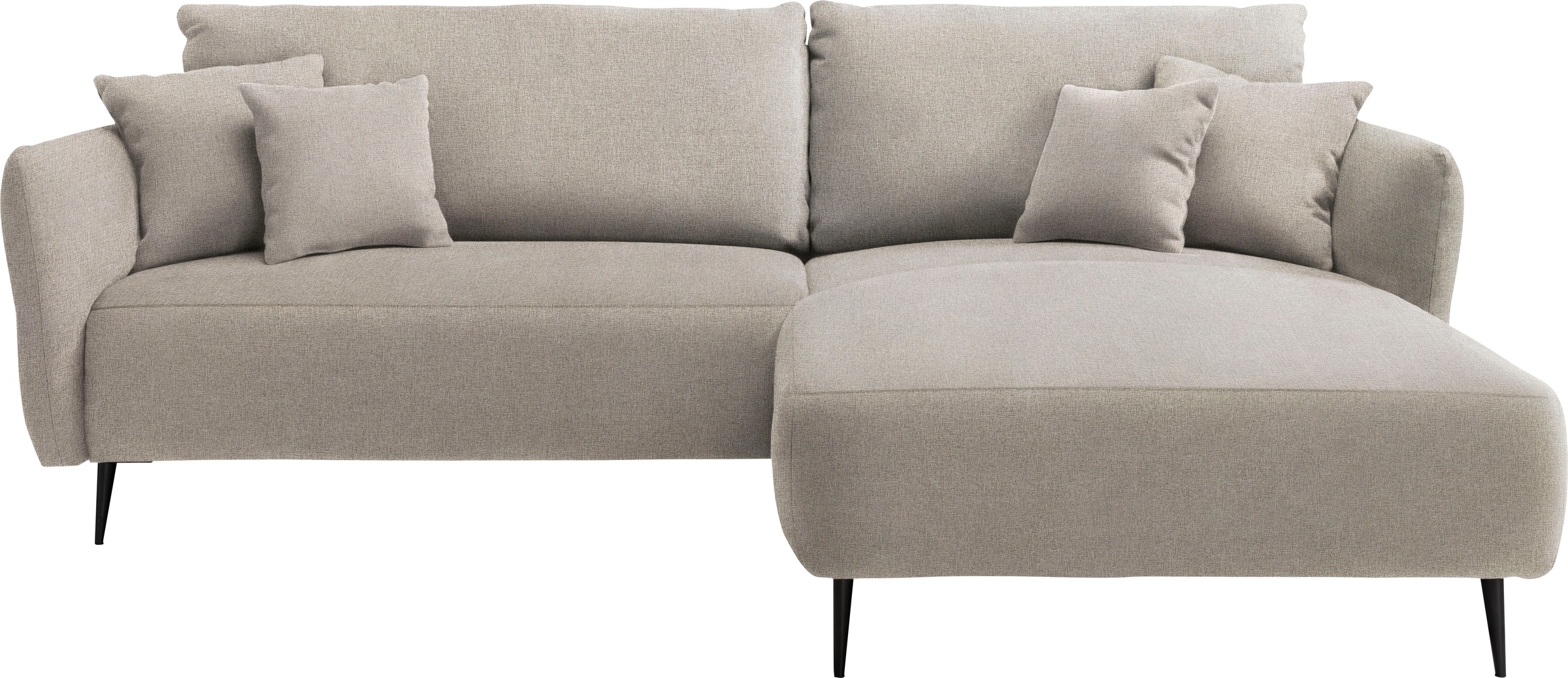 INOSIGN Ecksofa »Amarena L-Form«, inklusive Armlehnenverstellfunktion, 4x Zierkissen gratis